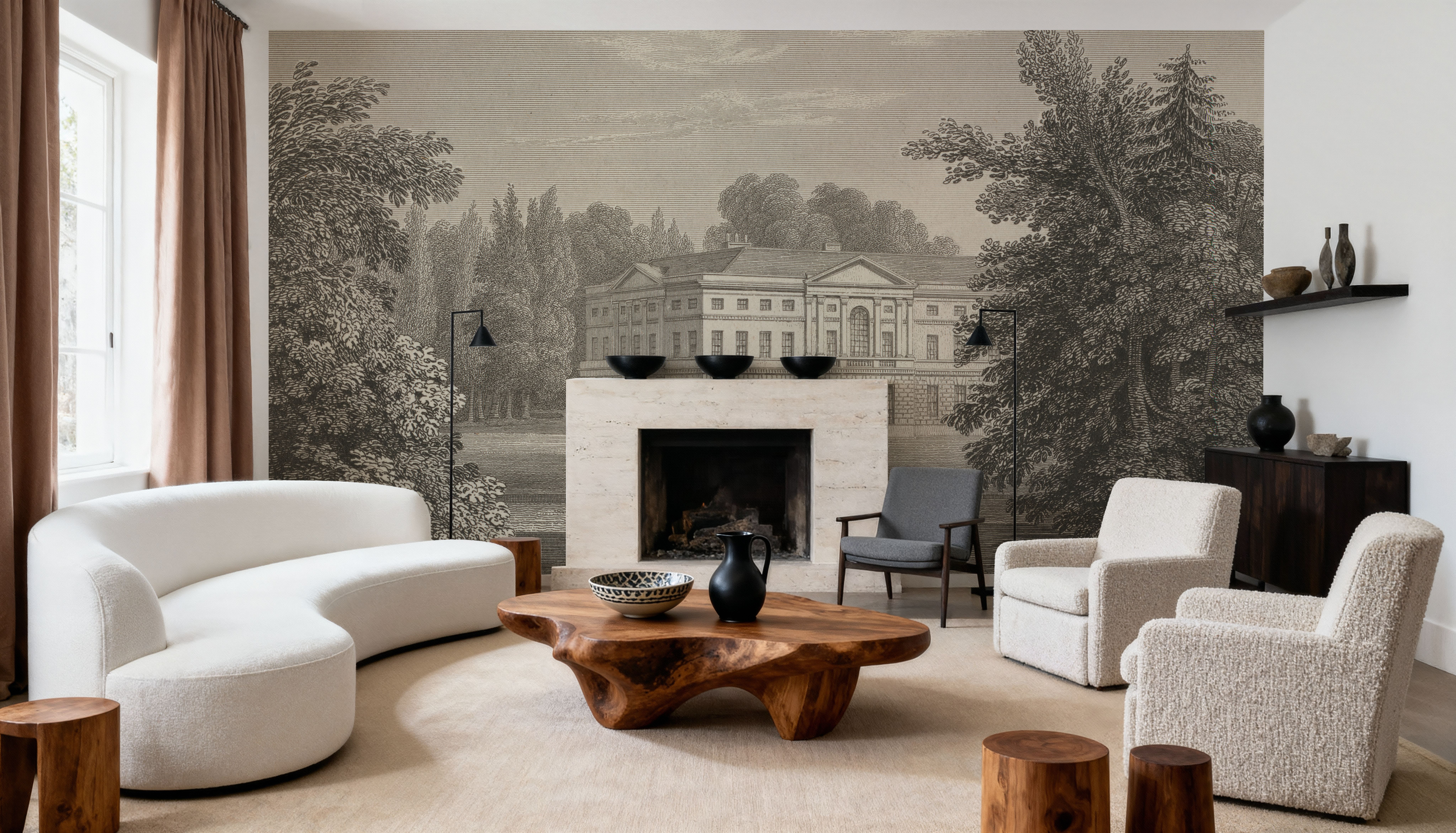 Busbridge Estate Etching