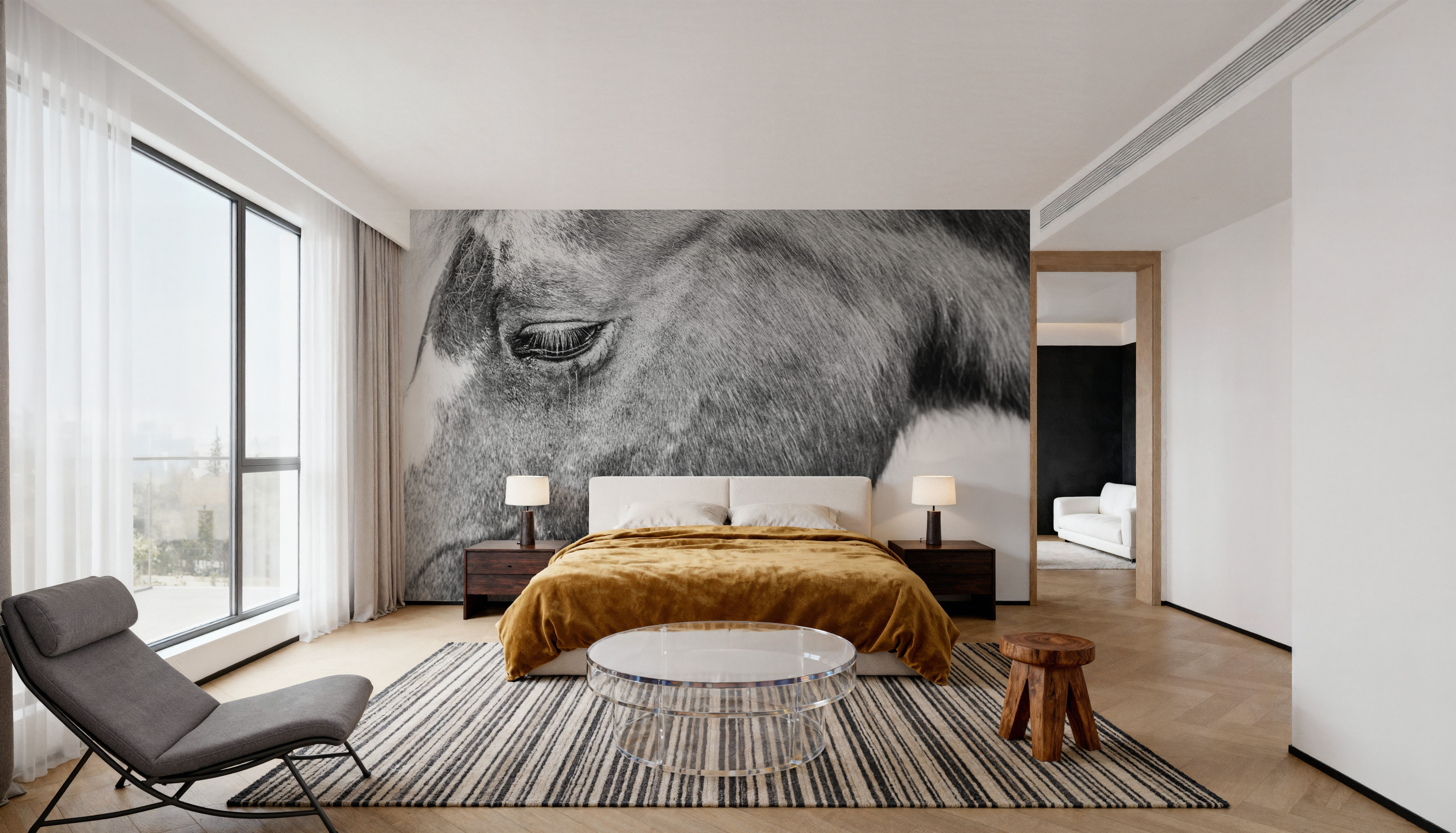 Gentle Equine BW