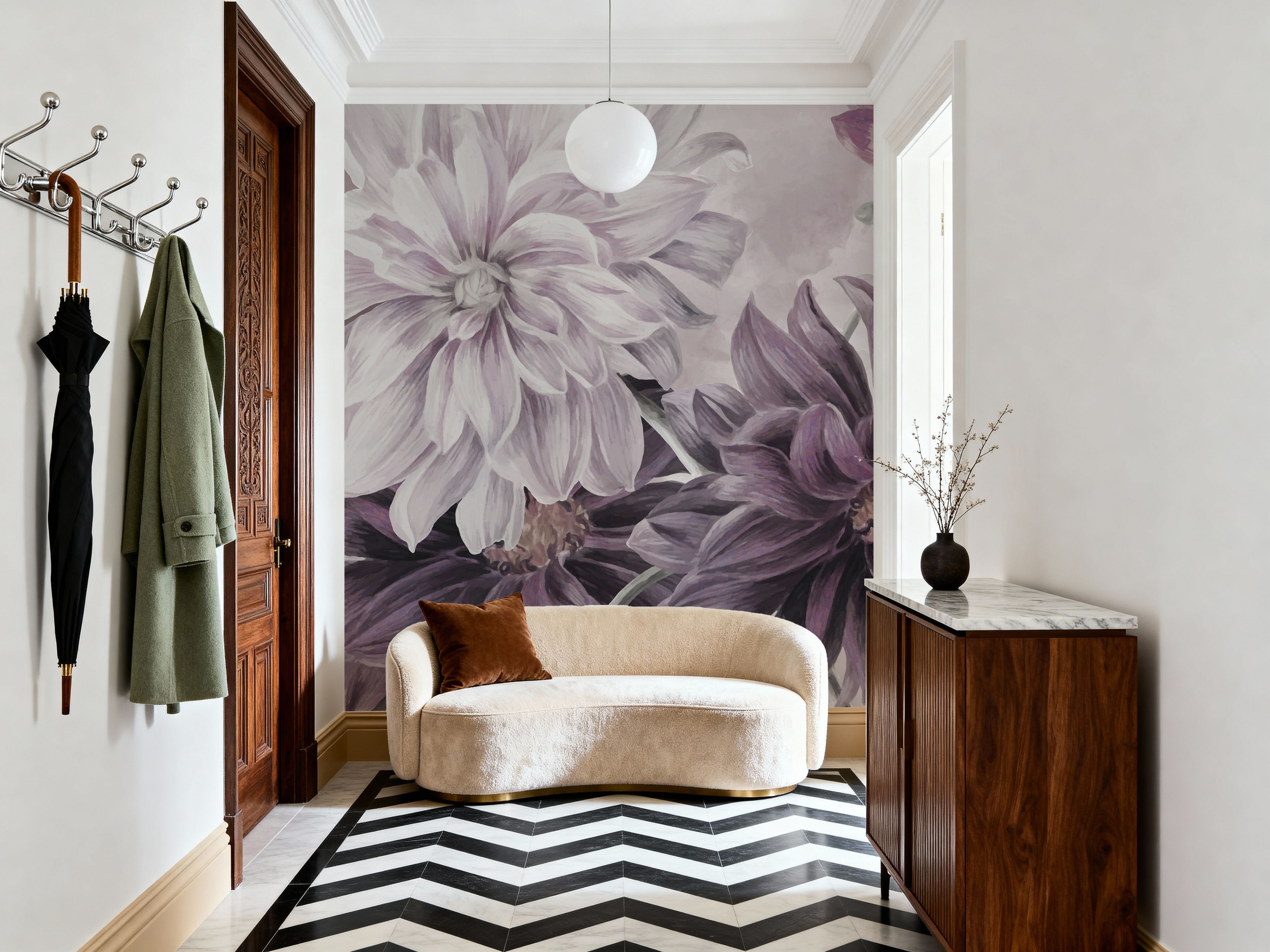 Focus on the Dahlia Red