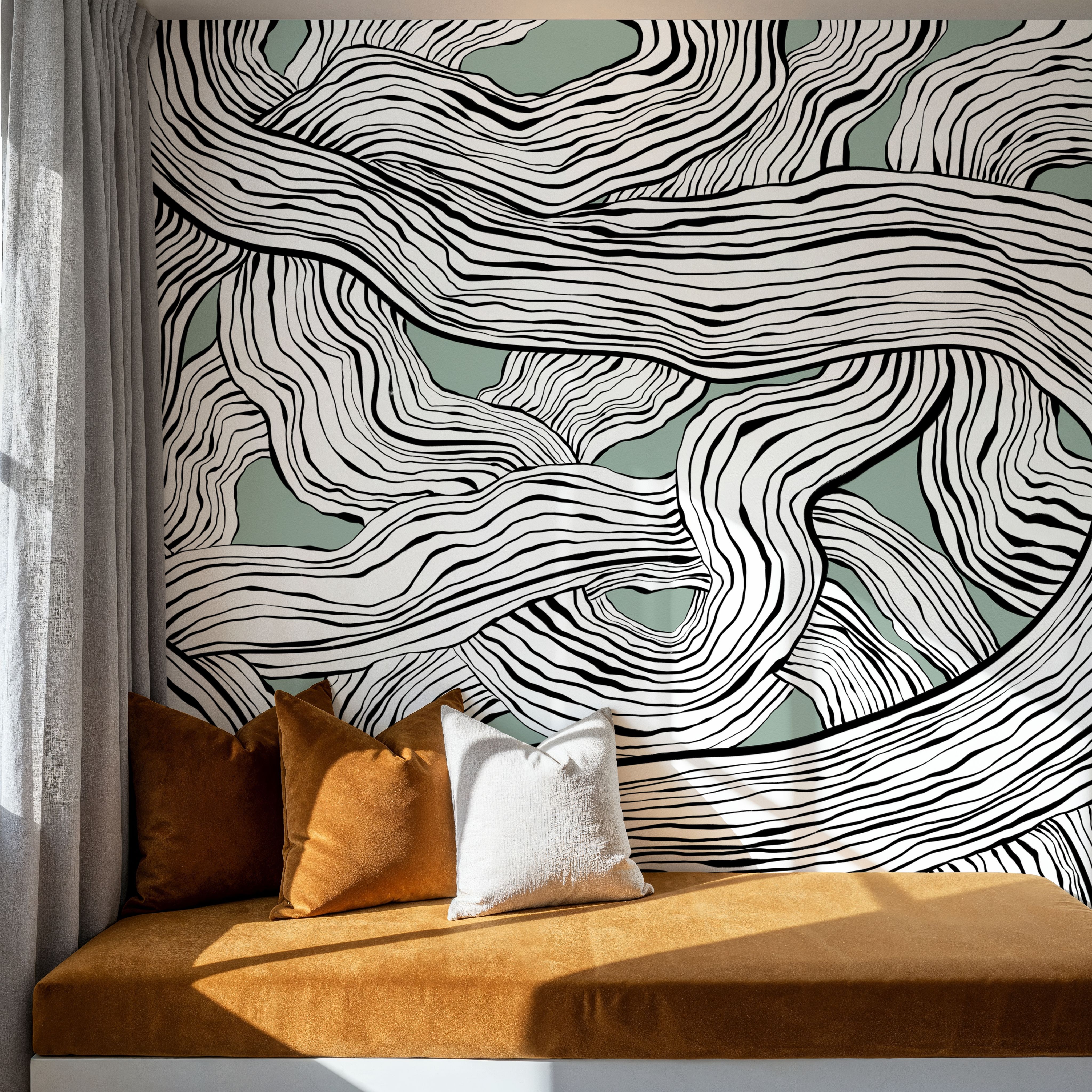 Weaves & Waves, Dusty Green