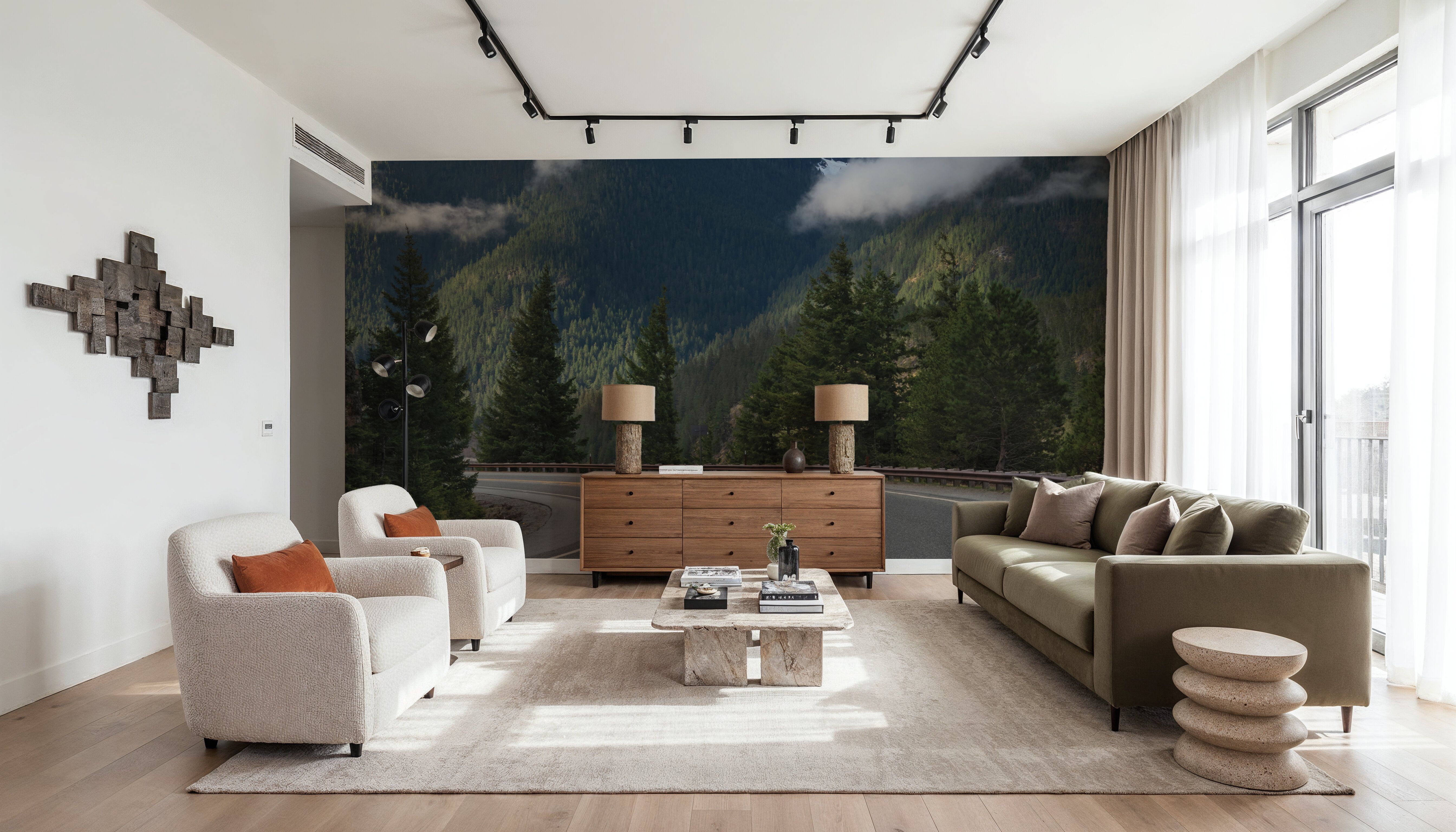 Colonial Peak and North Cascades Highway, Papier peint