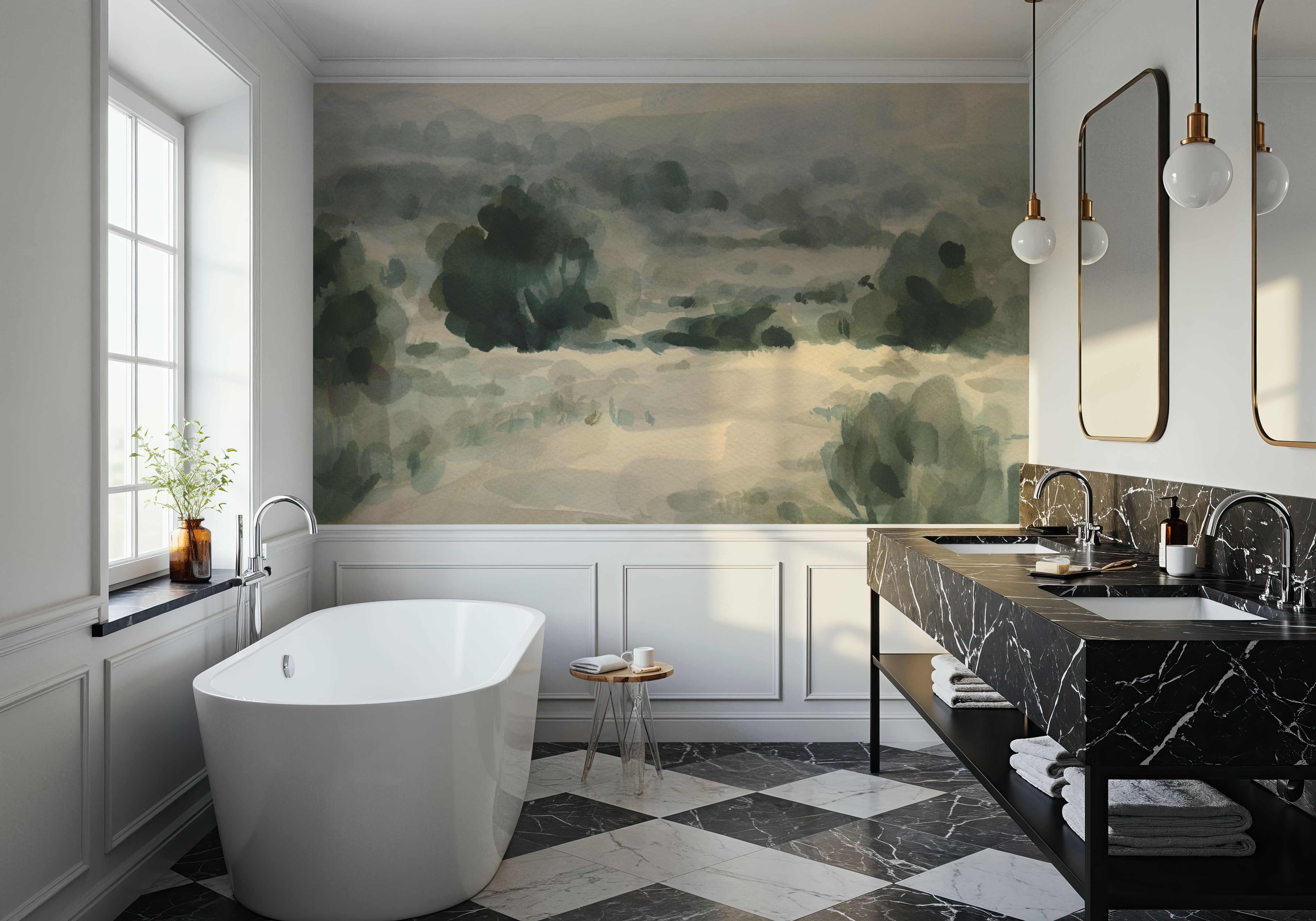 Tranquil Trails, Wallpaper