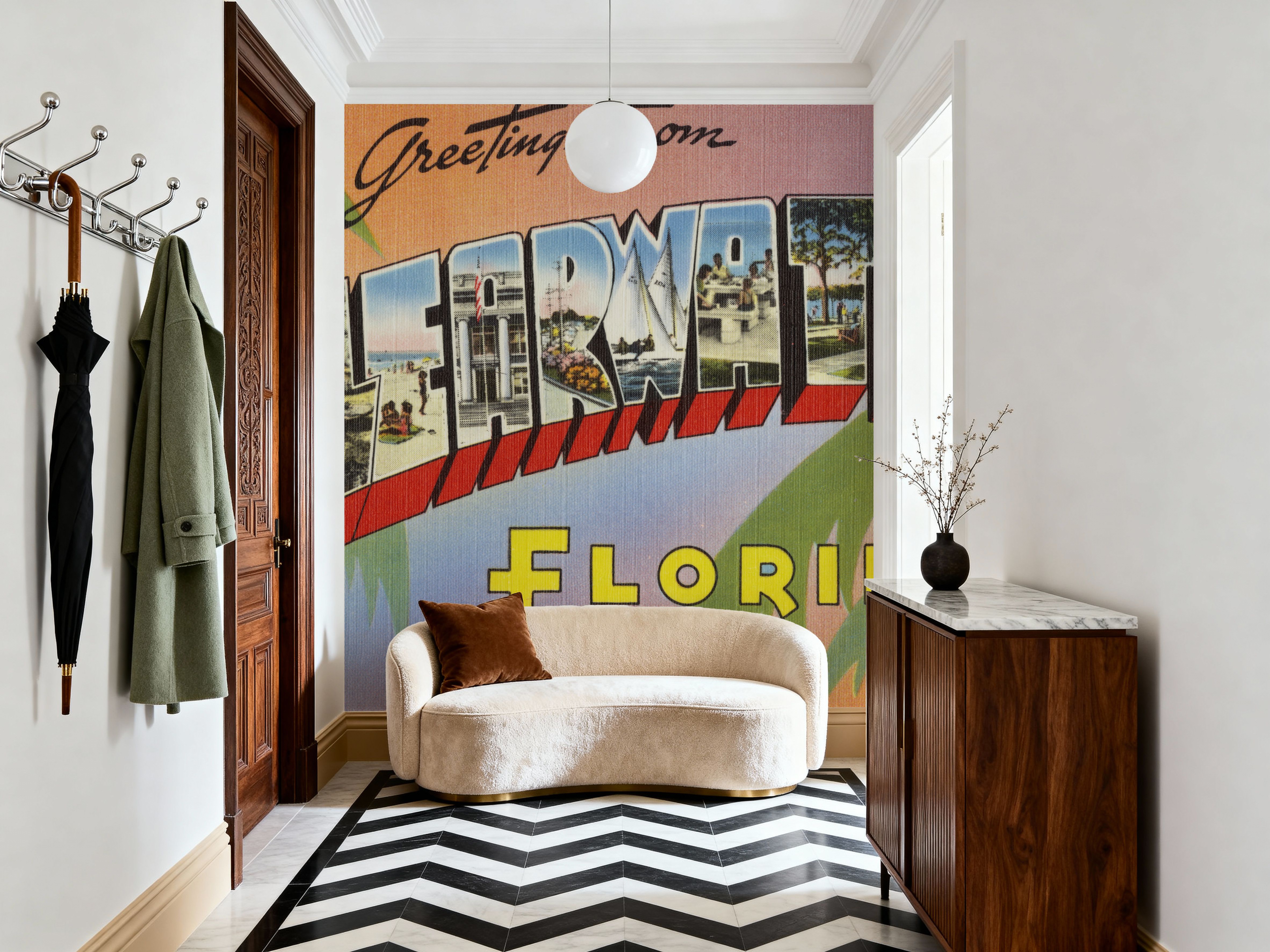 Greetings from Clearwater - Screenprint Postcard