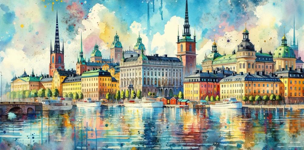 Vivid Stockholm Reflections
