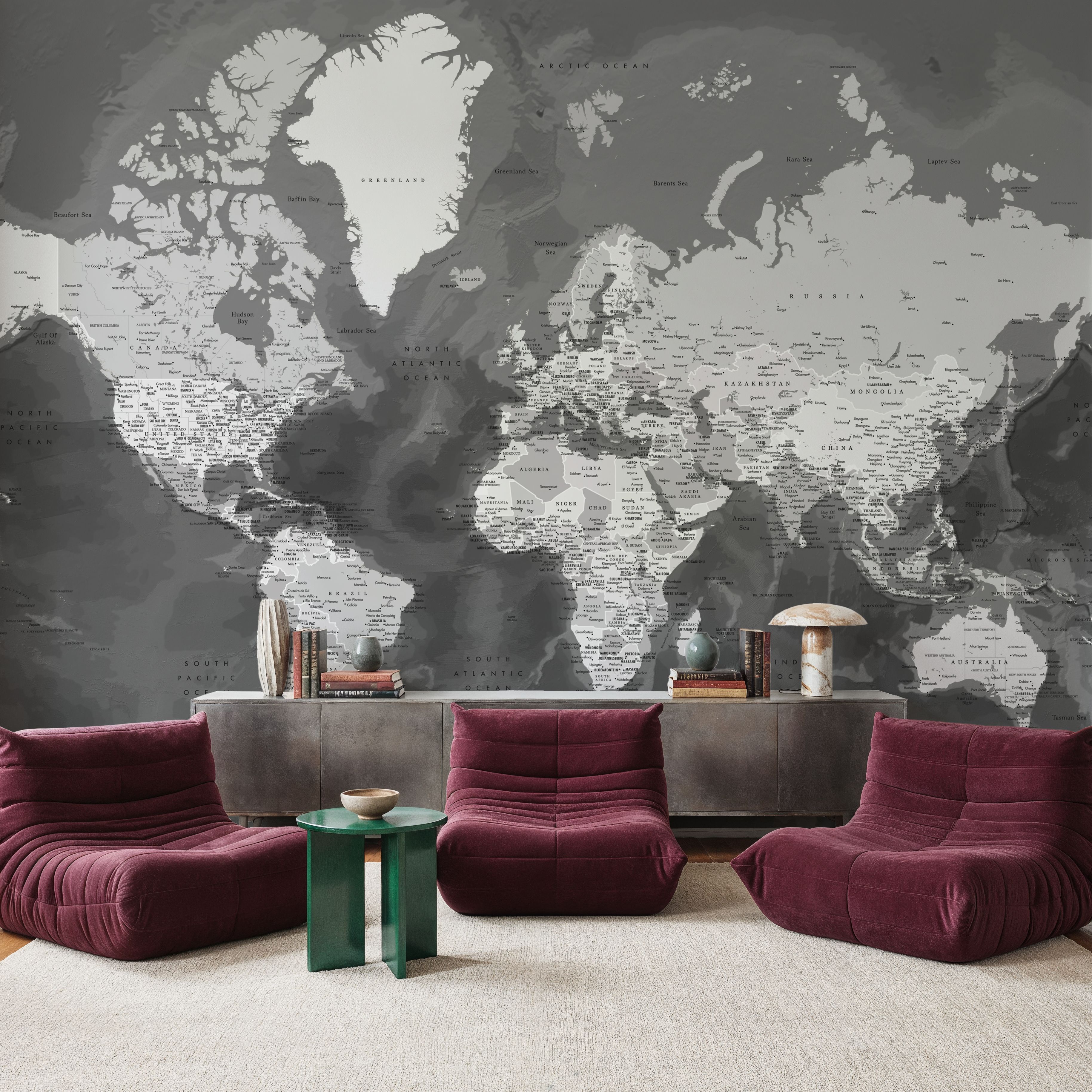 World Map Cities - Patwin