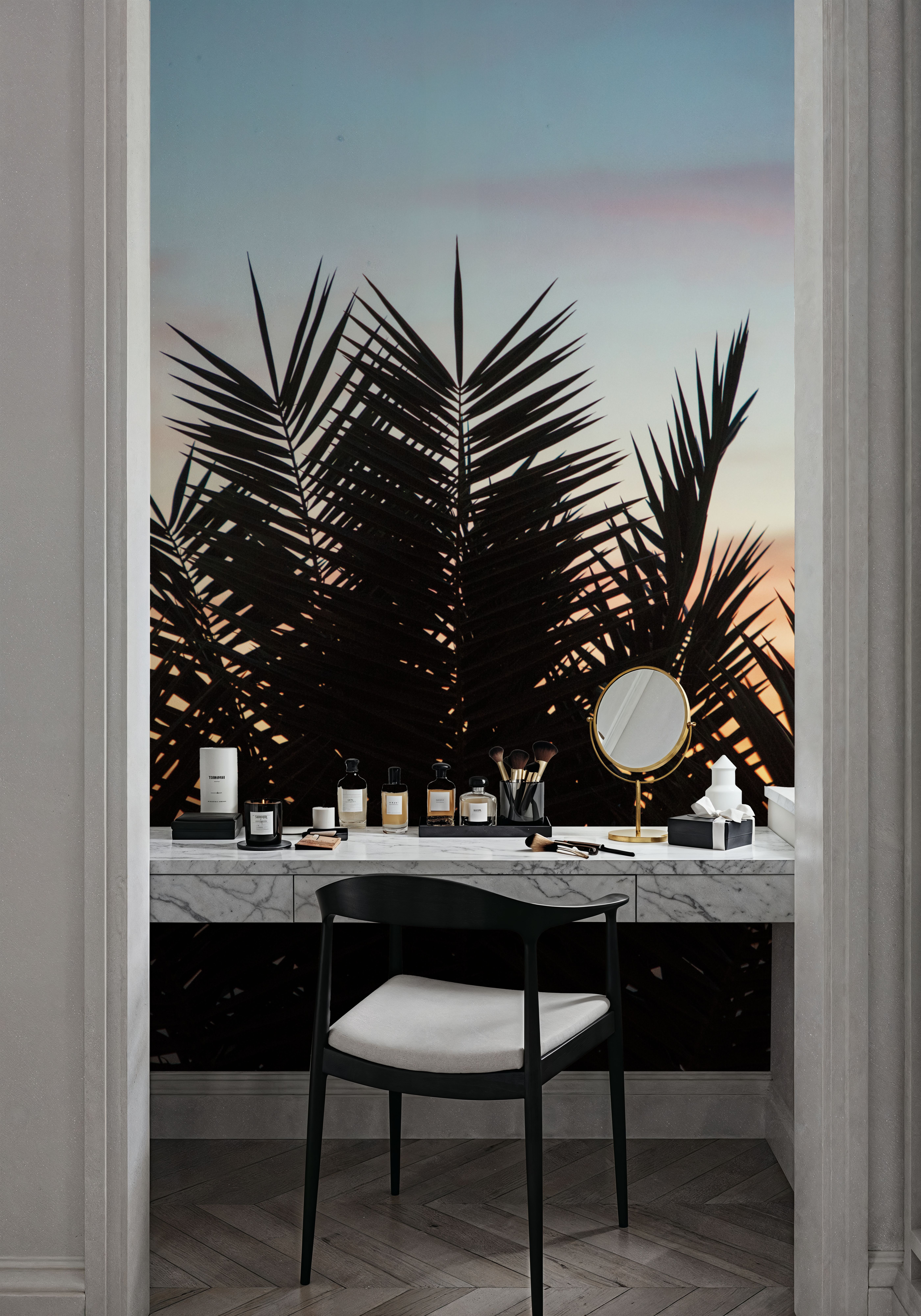 Sunset Palms II