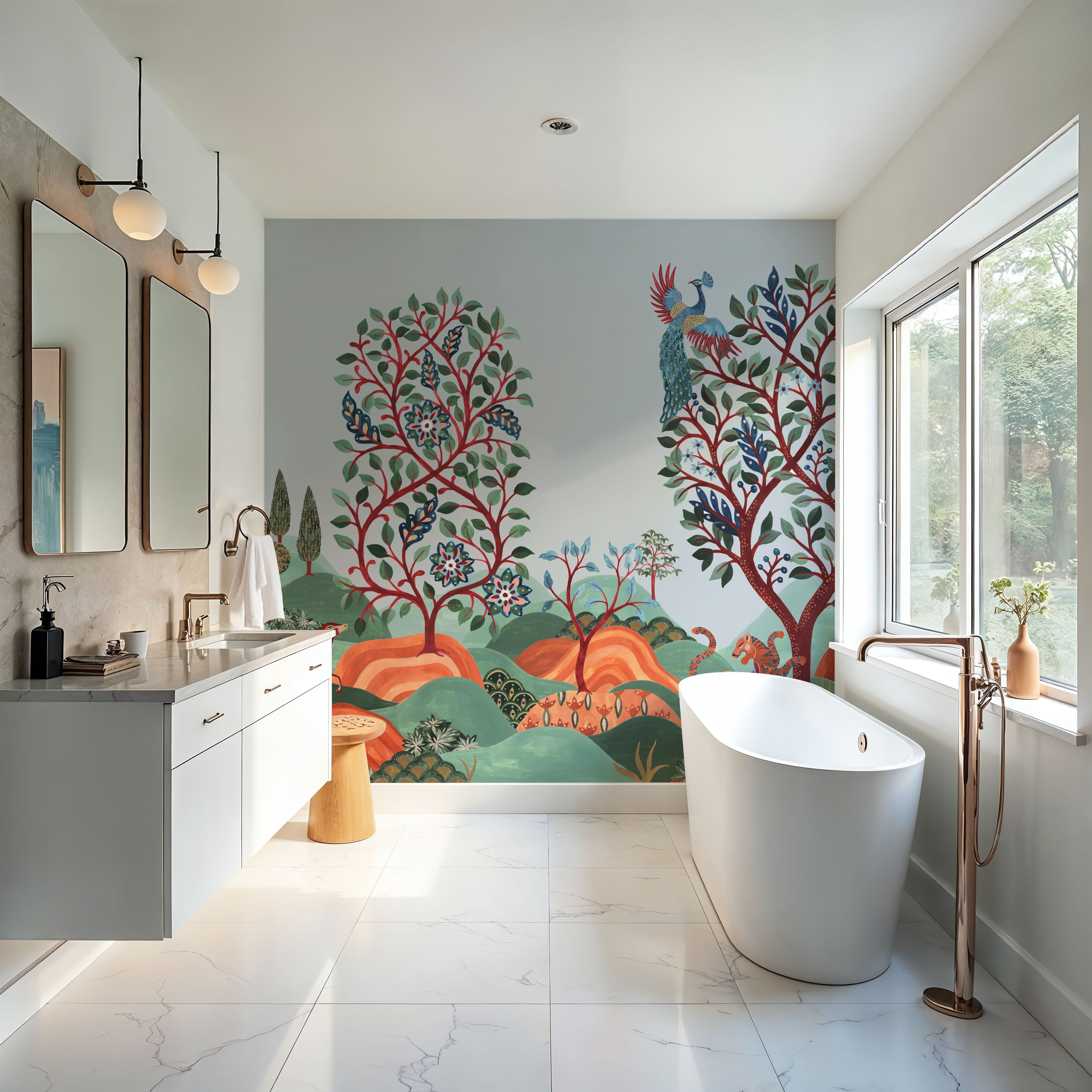 Garden of Myth and Memory, Sky