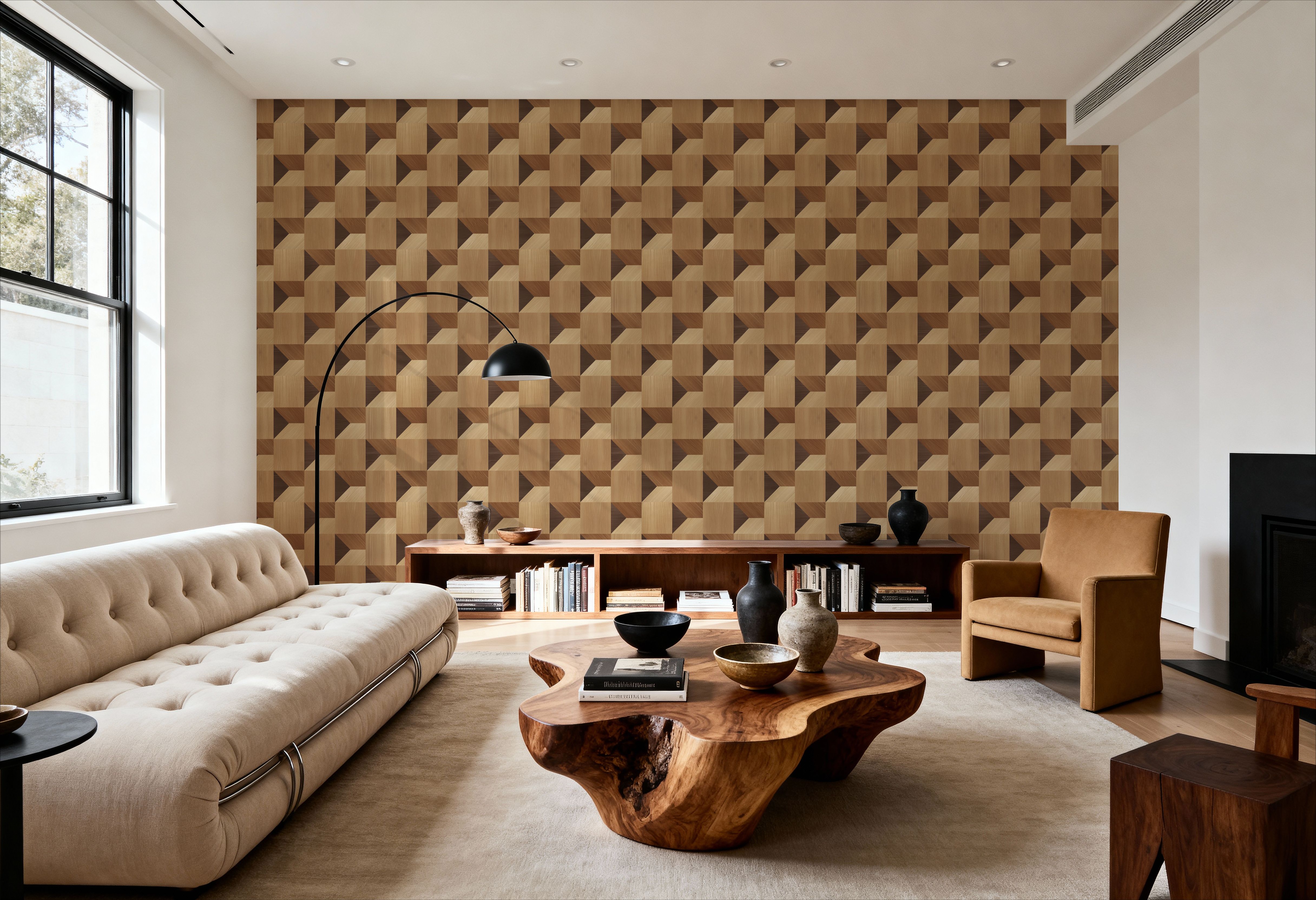 Illusion Box Marquetry, Oak