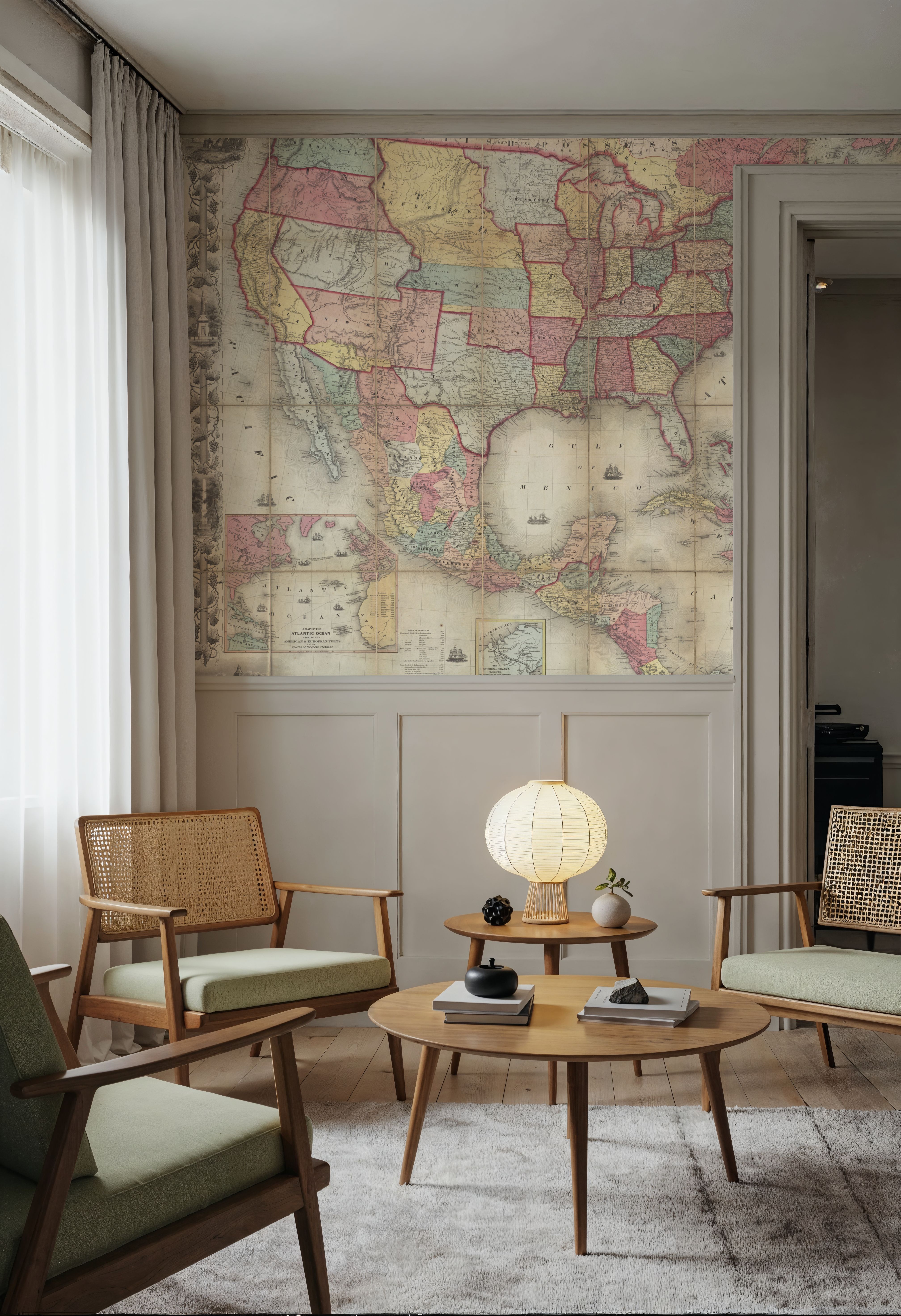 Colton's Unites States Map 1857