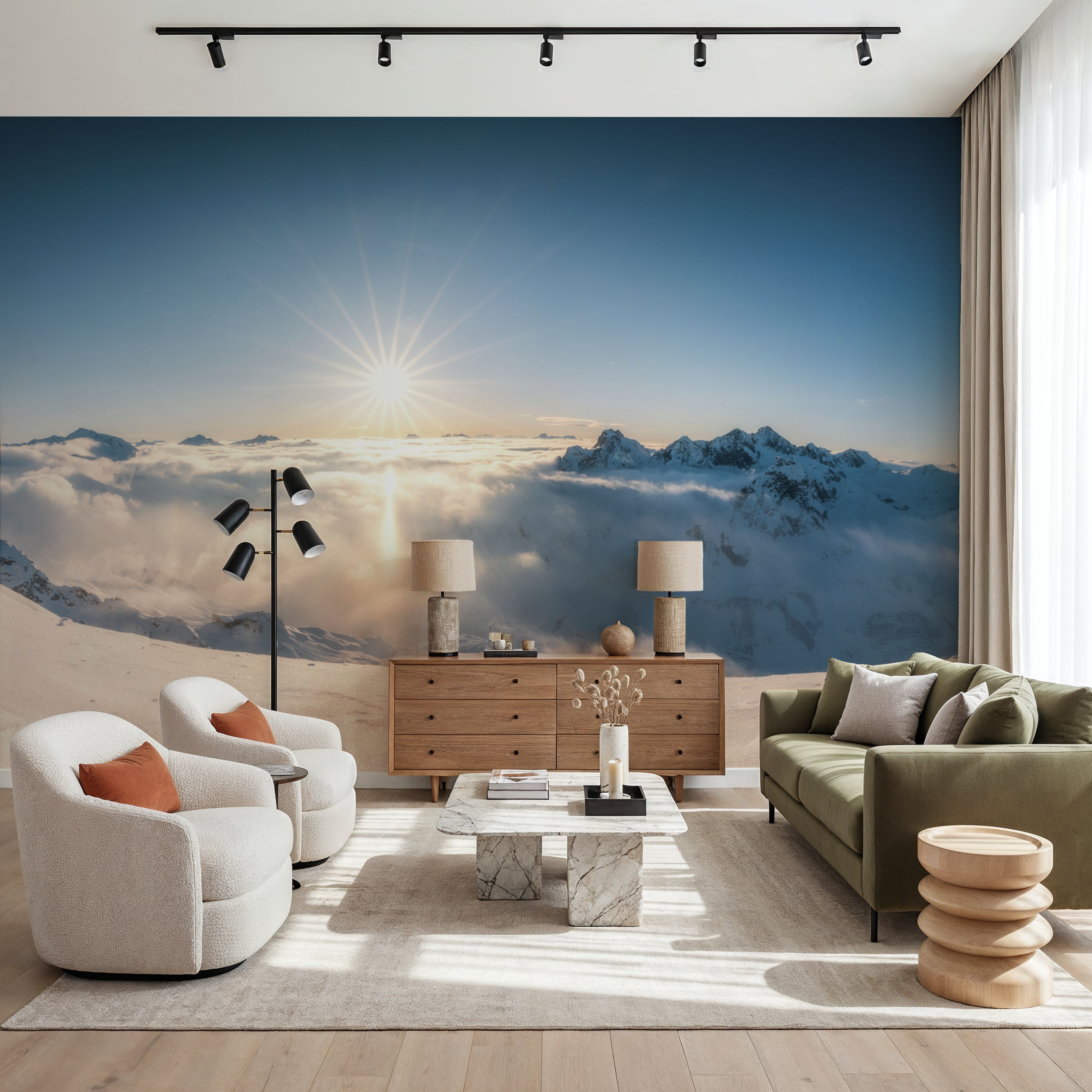 Skiing Panorama