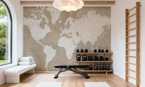 Burlap White