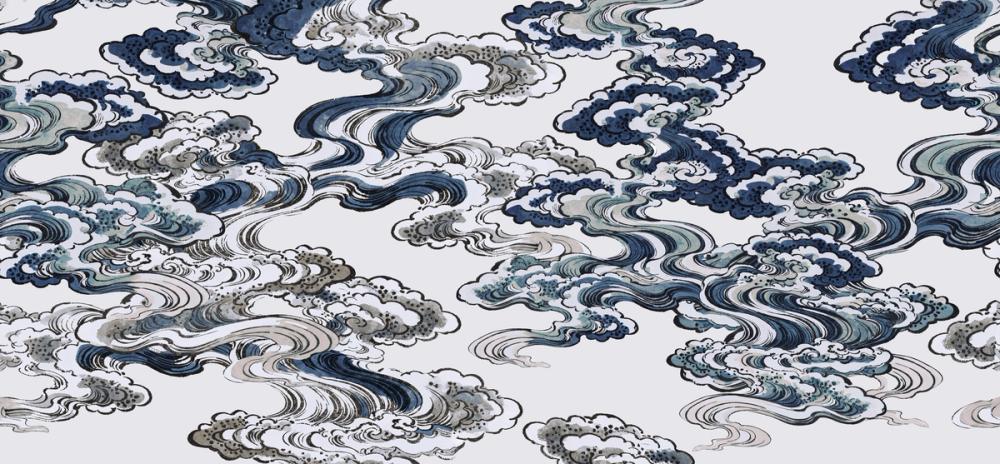 Ukiyo-e Clouds, Blues
