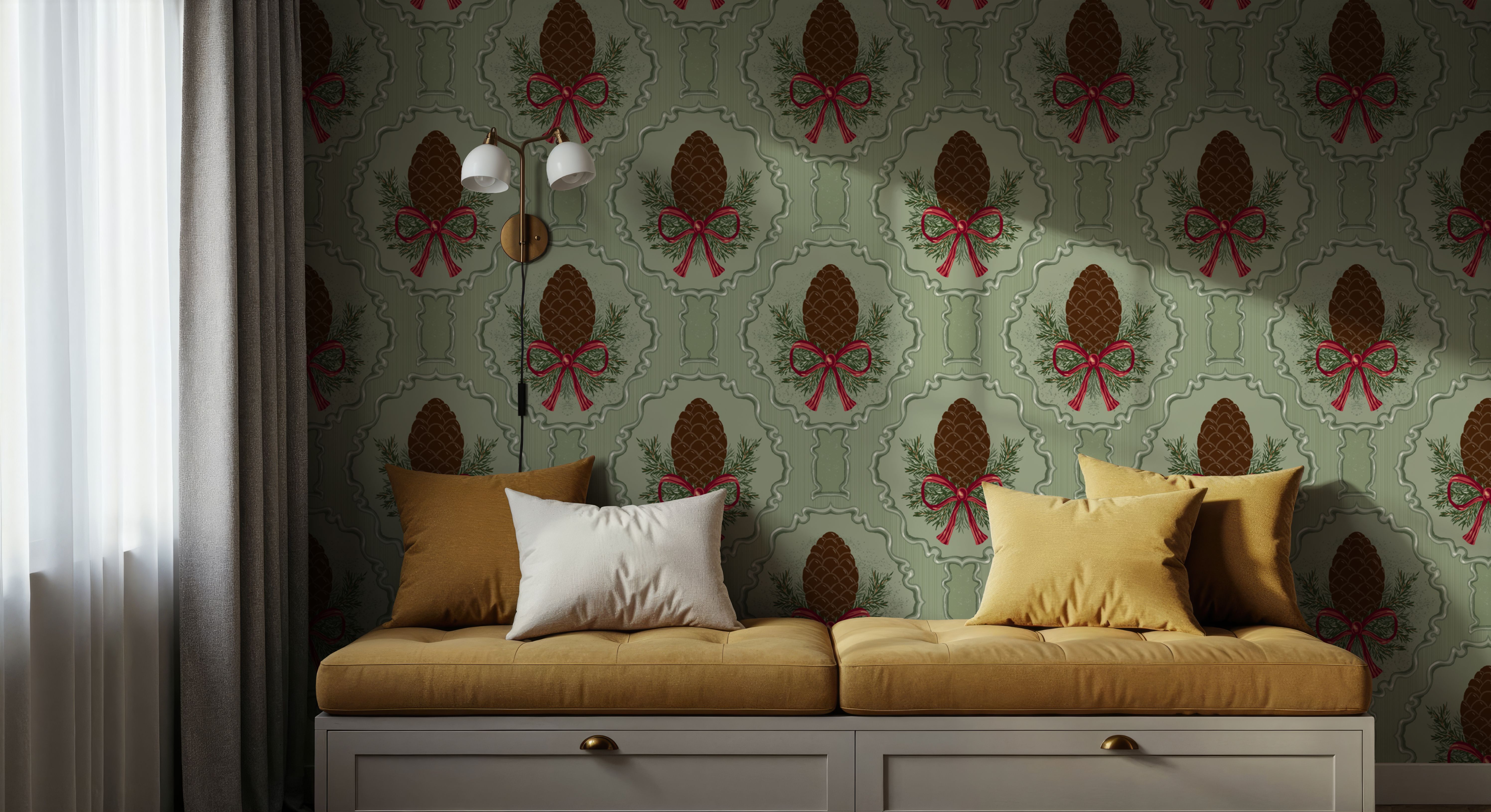 Pine Cone & Ornate Rackets, Mint