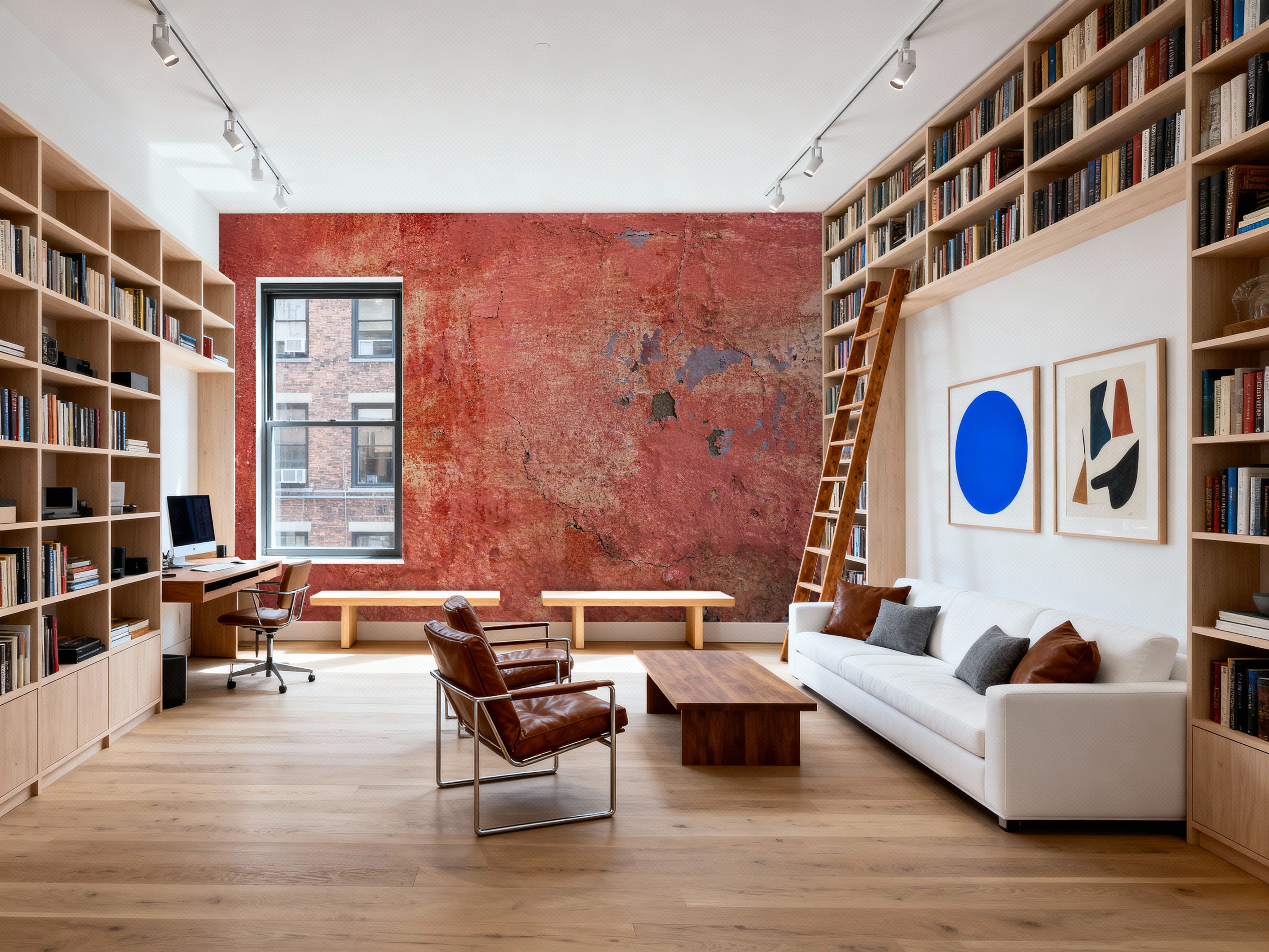 Distressed Vermilion