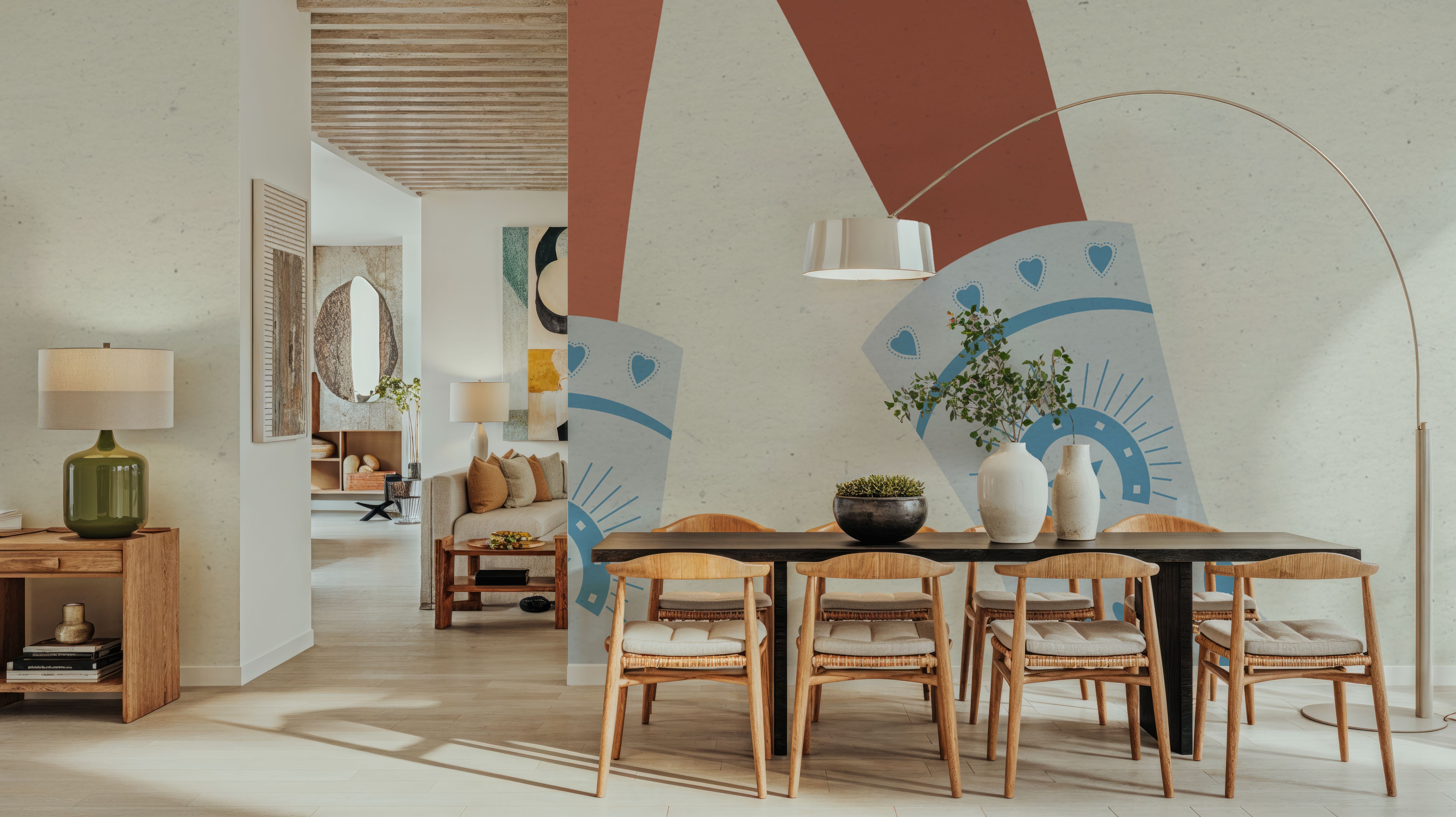 Cowgirly II Blue, Wallpaper