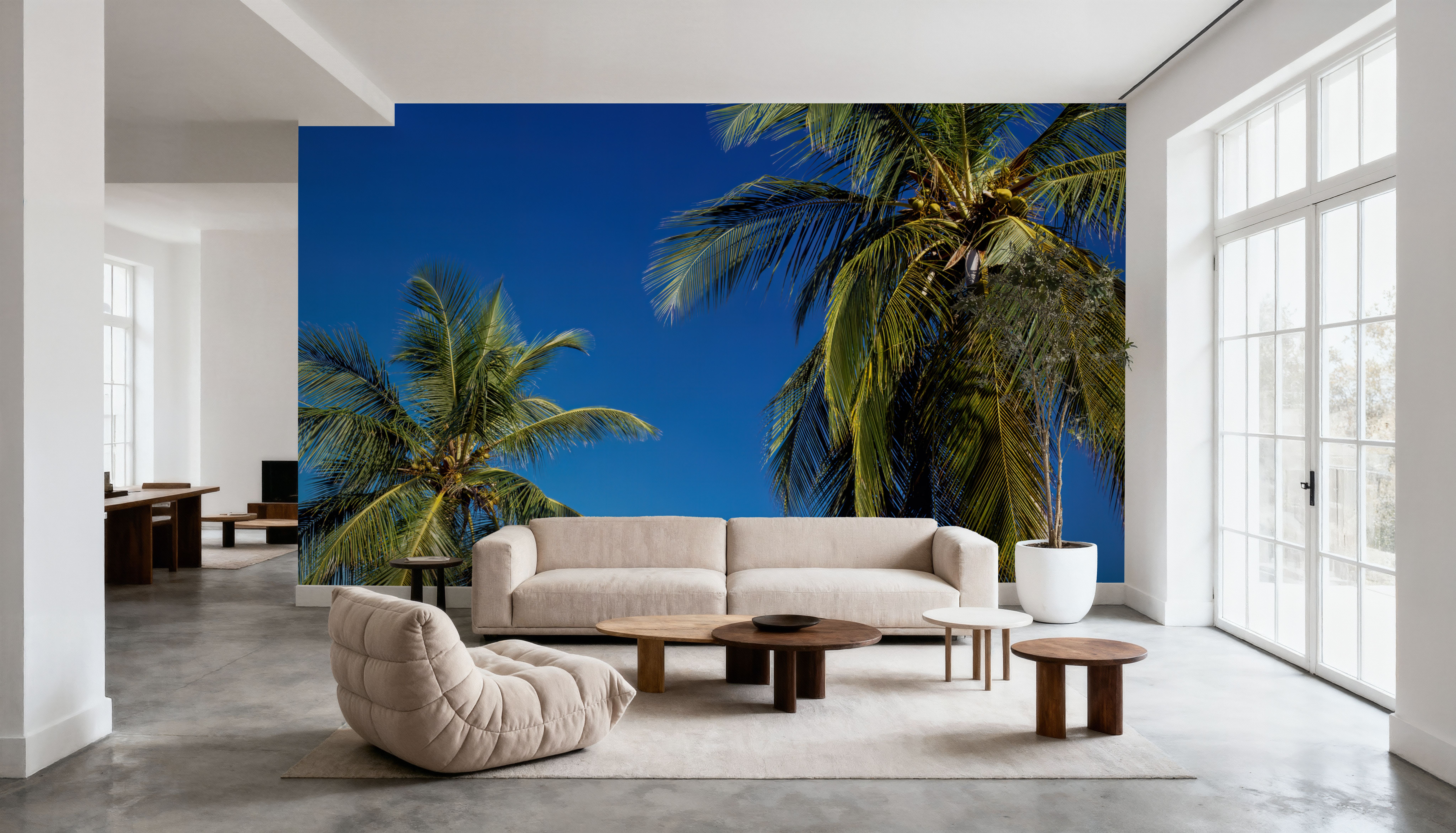 Azure Palms Horizontal