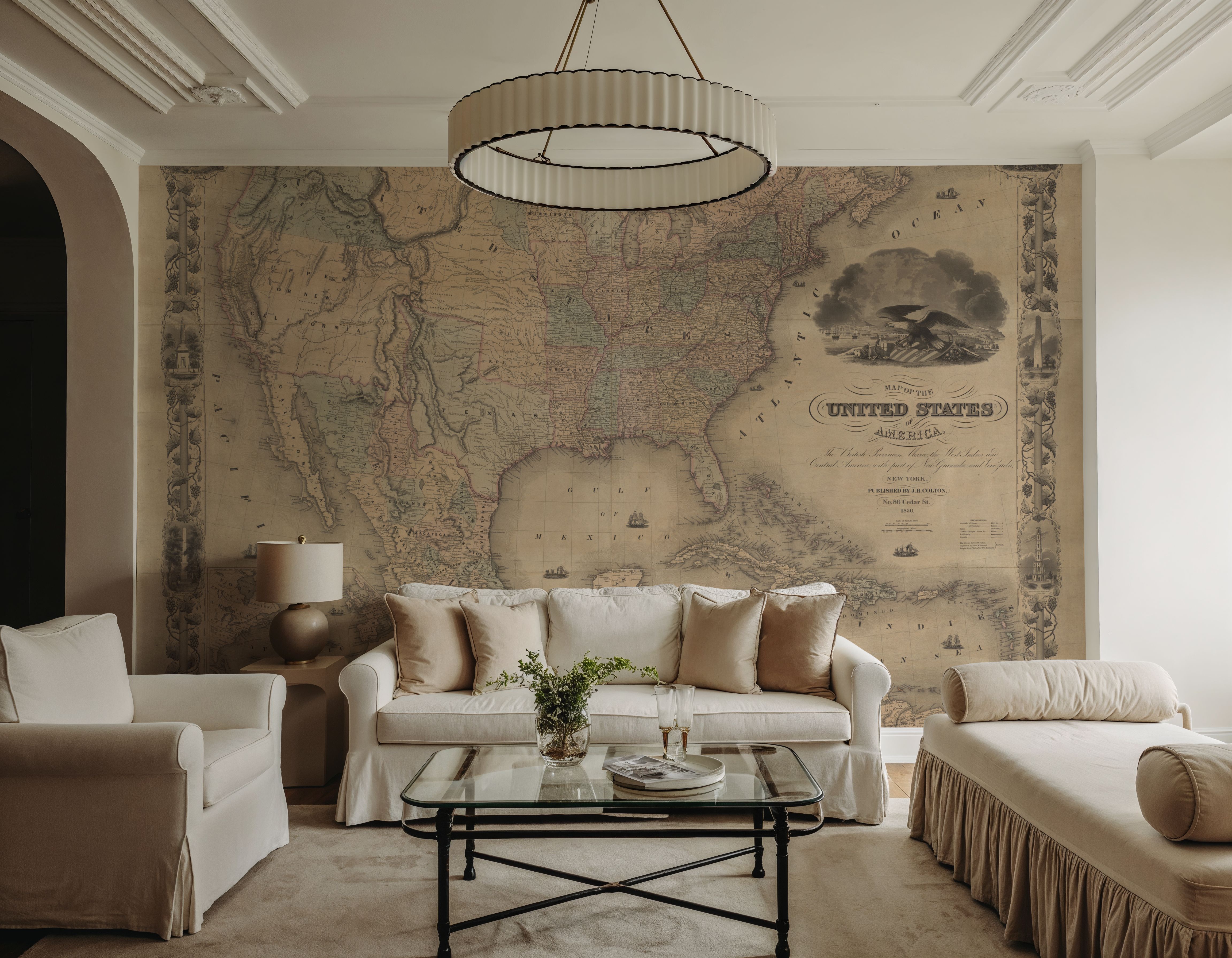 Colton's Unites States Map 1850