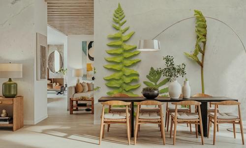 Flat Lay Ferns