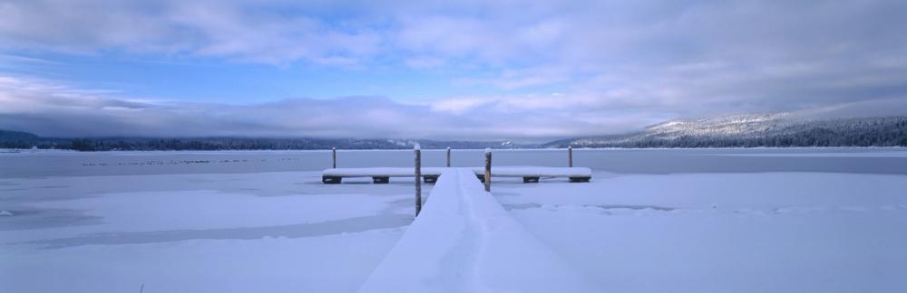 Frozen Pier Serenity