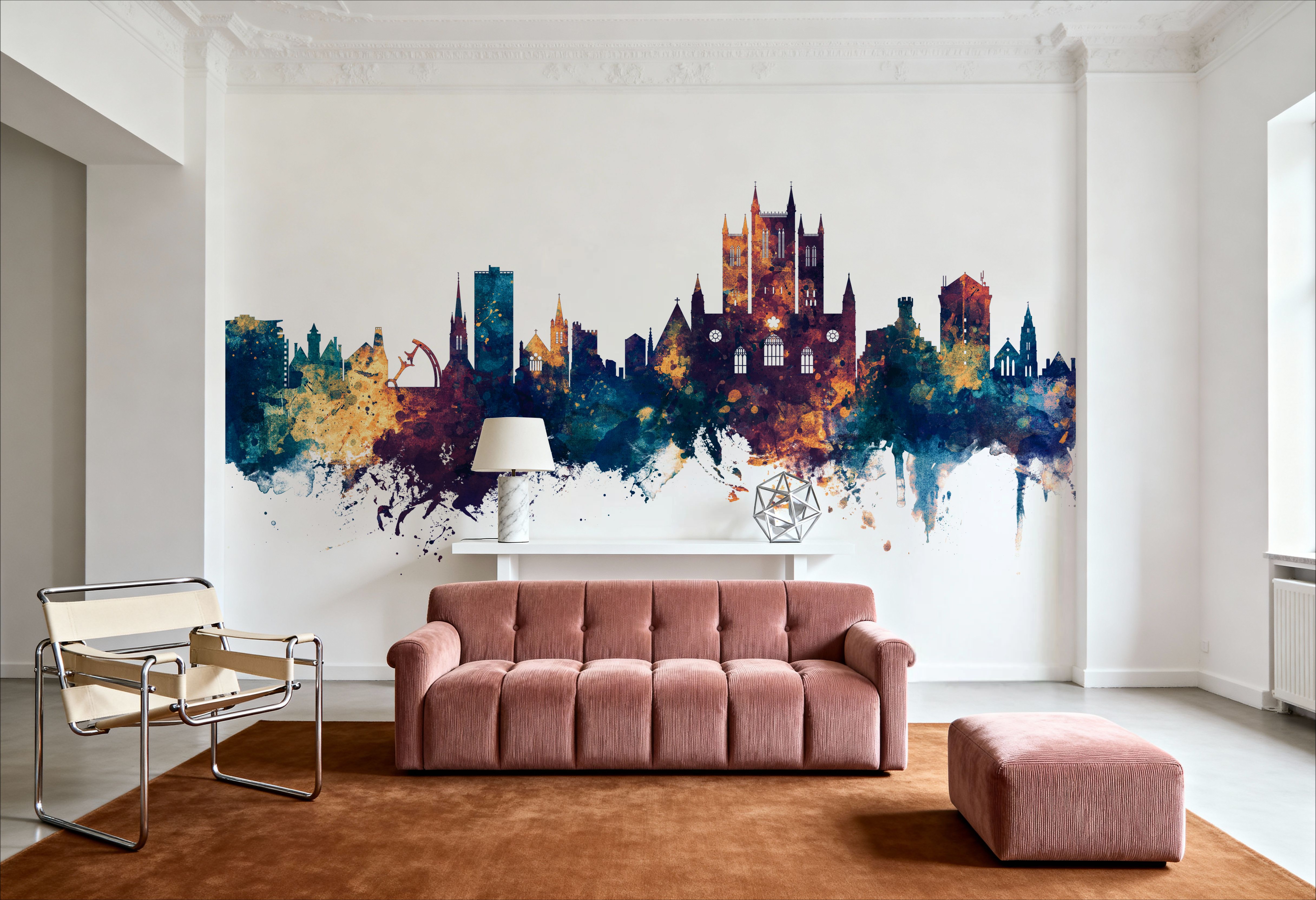 Lincoln England Skyline Blue & Bronze