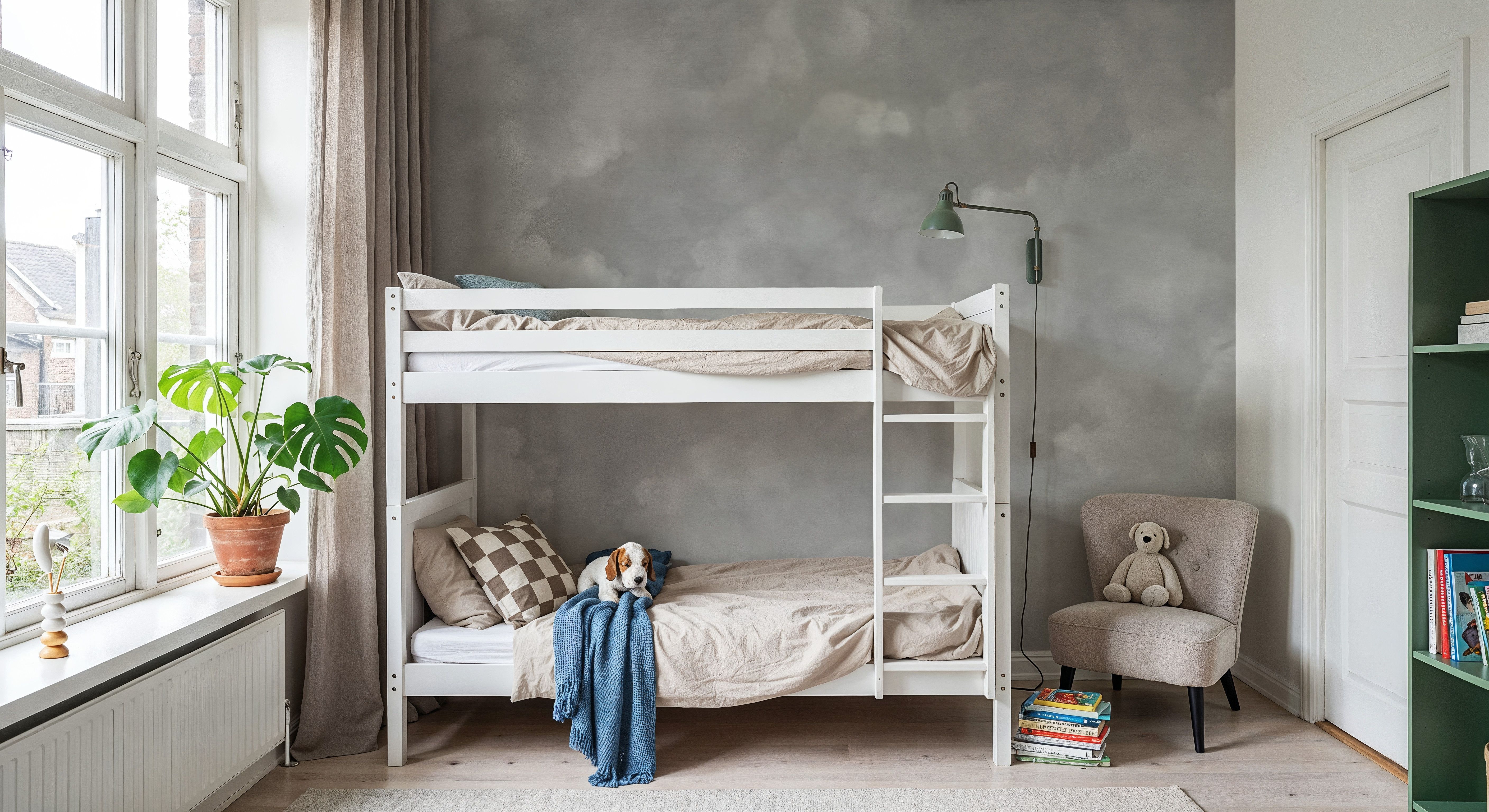 Painted Dreamy Clouds, Gray