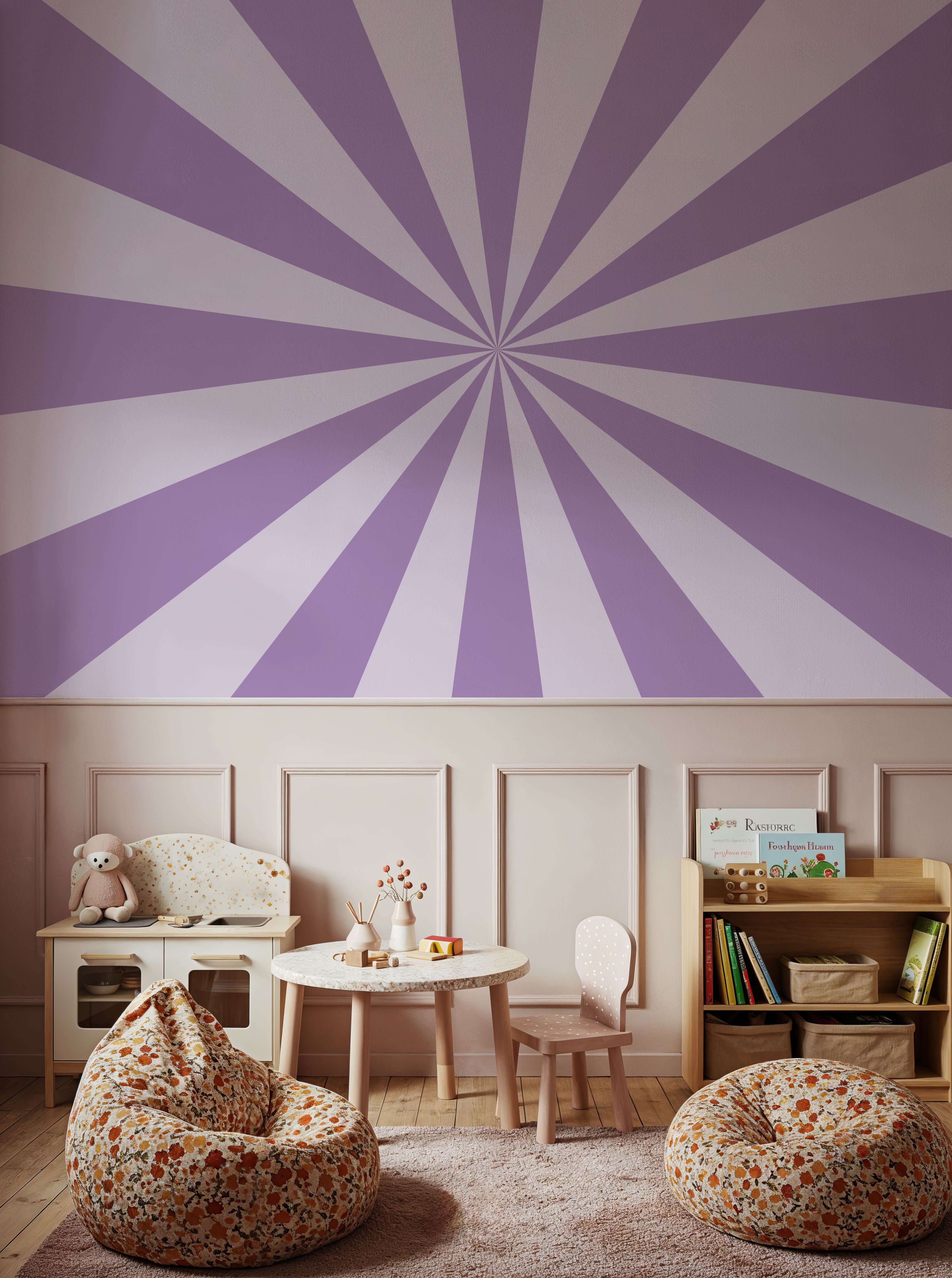 Circus Ceiling, Purple on Purple