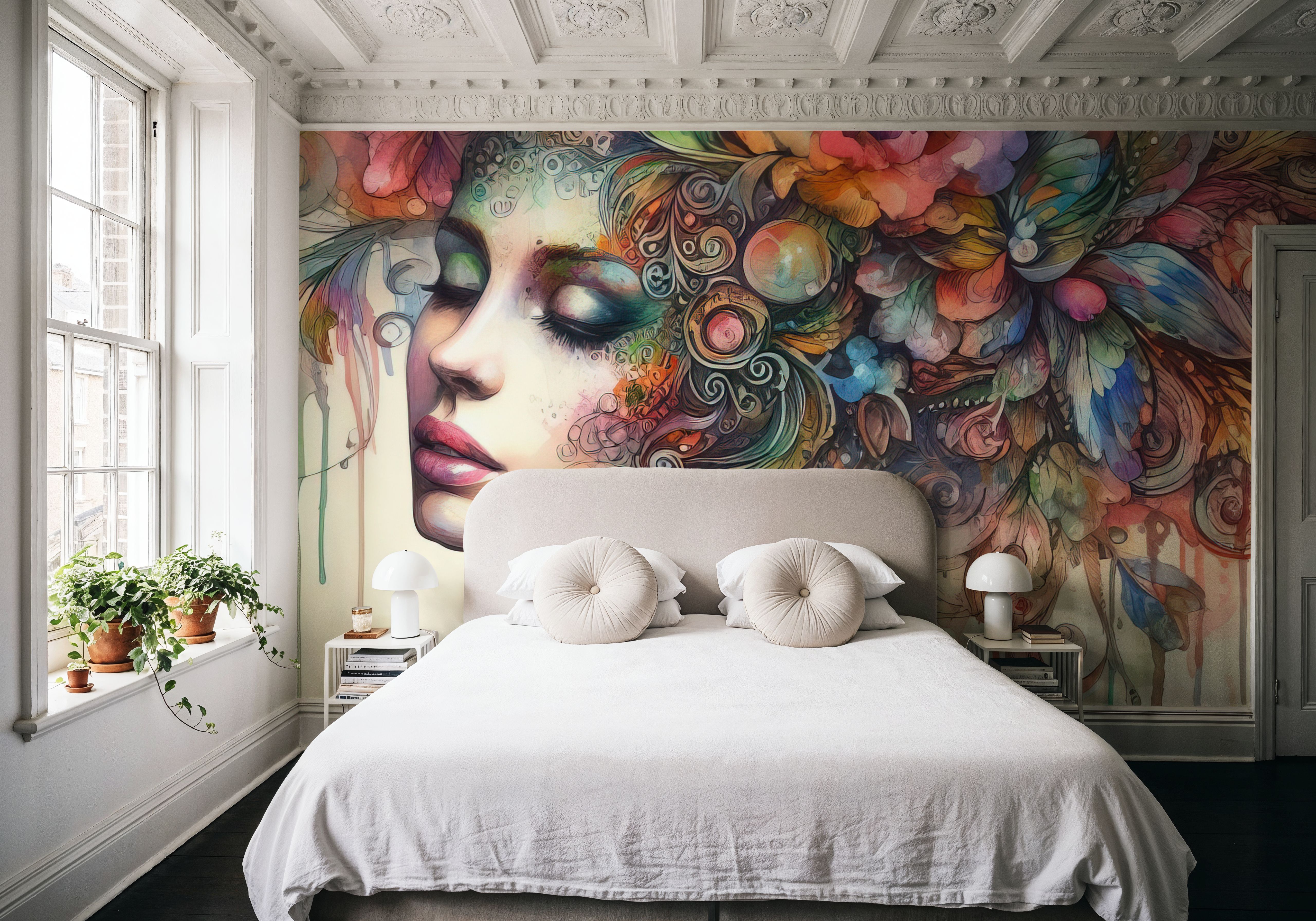 Watercolor Hair Explosion