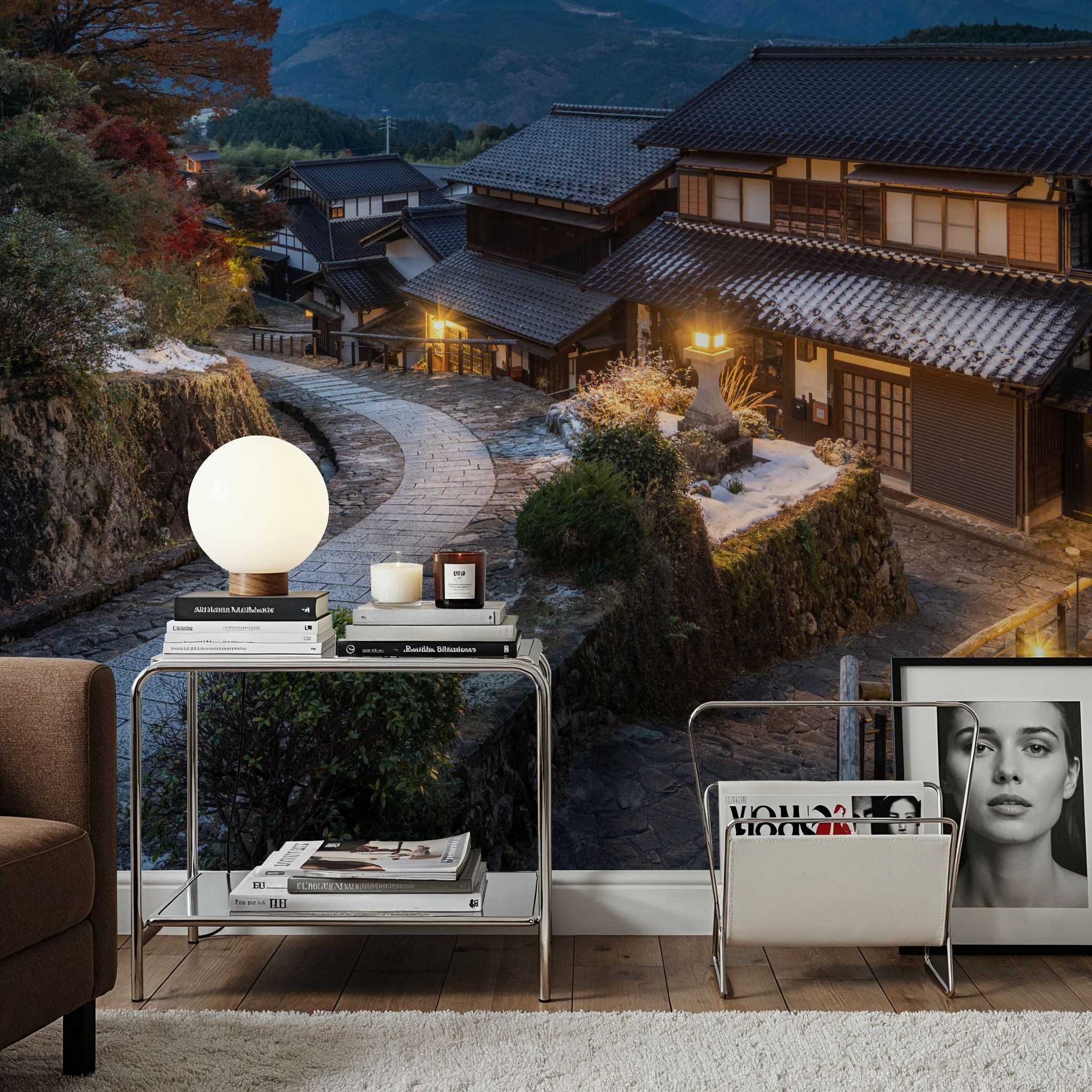 Magome town at Night