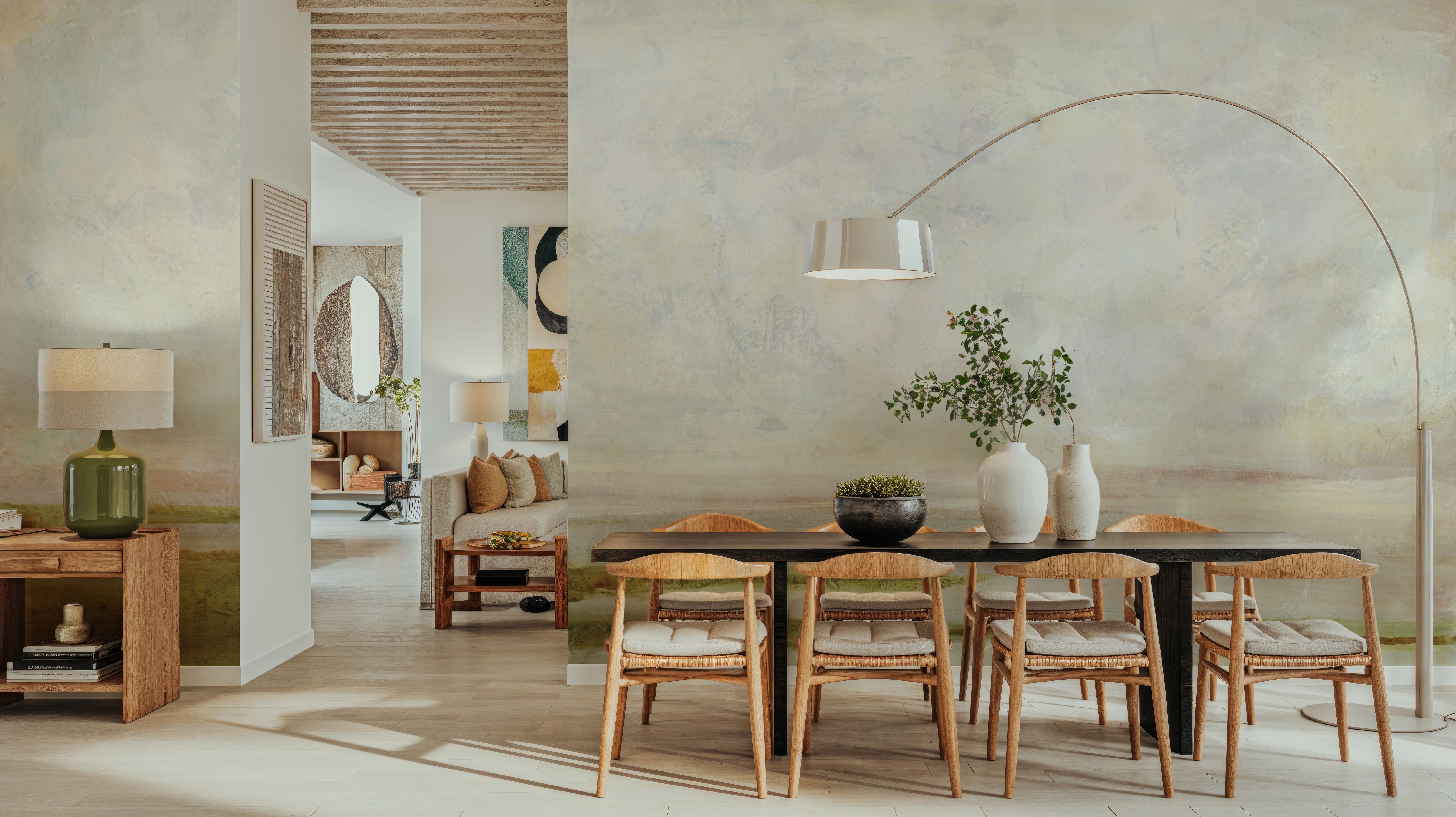 Hazy Lake, Papier peint