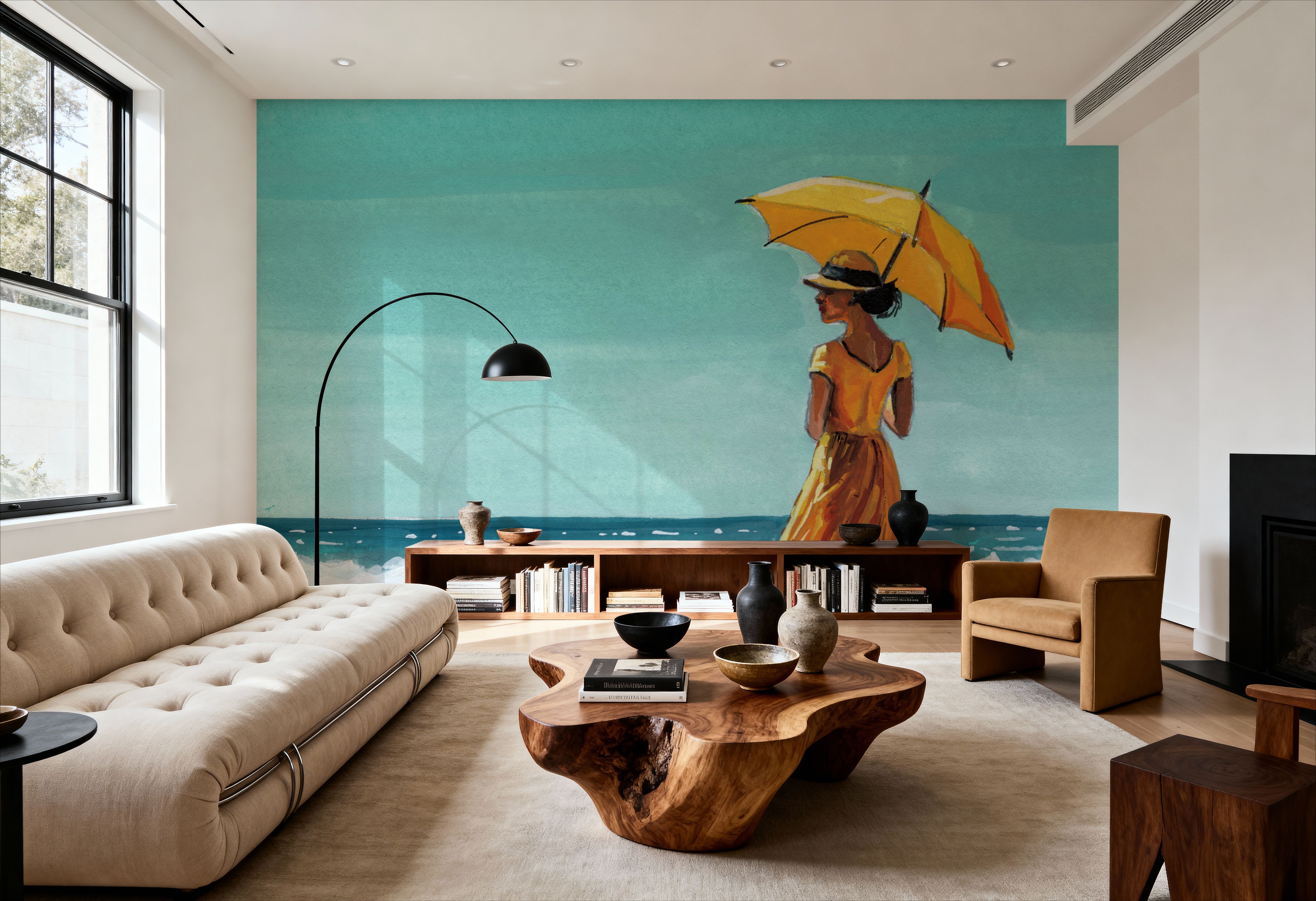 Umbrella at the Beach, Wallpaper