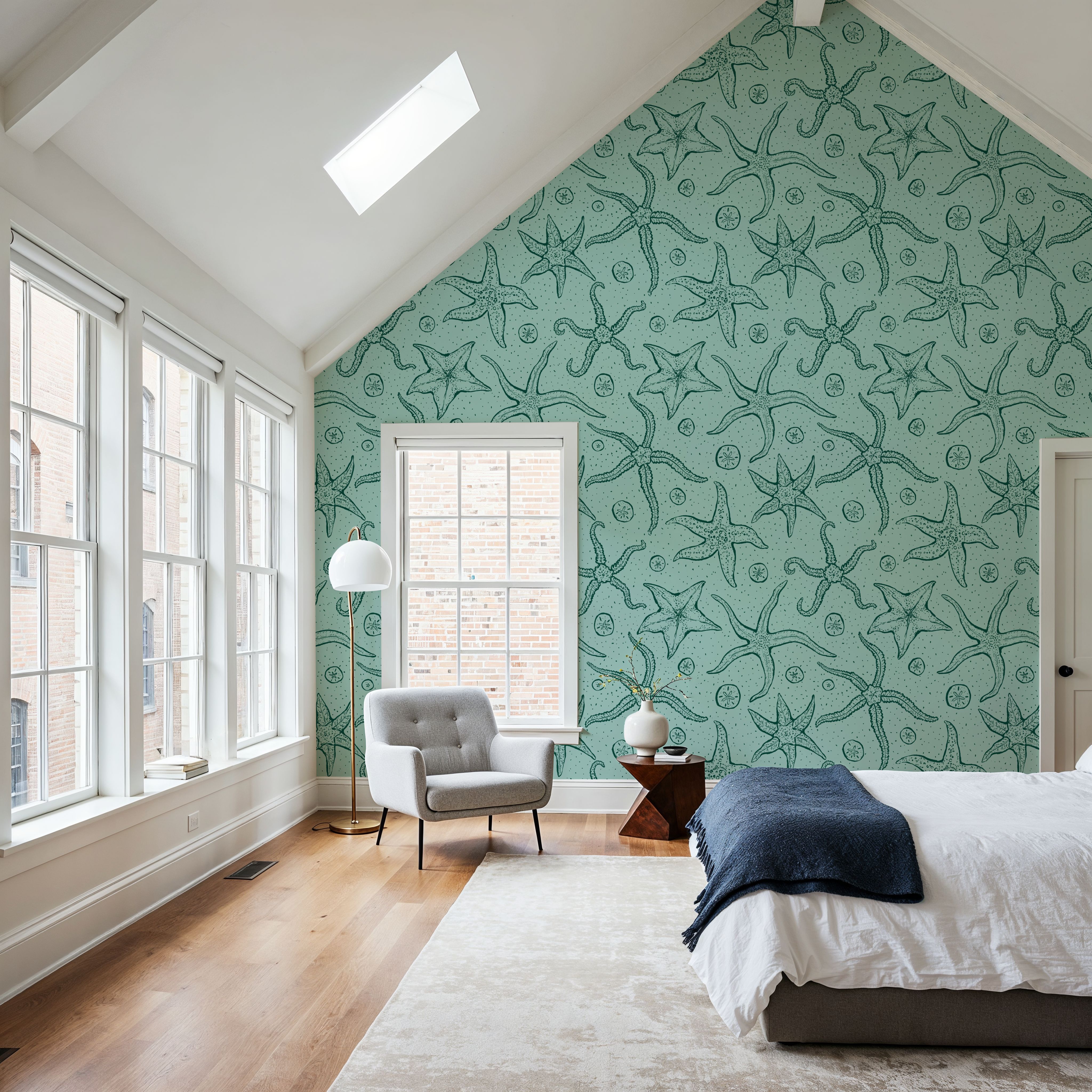 Echinoderms, Light Blue