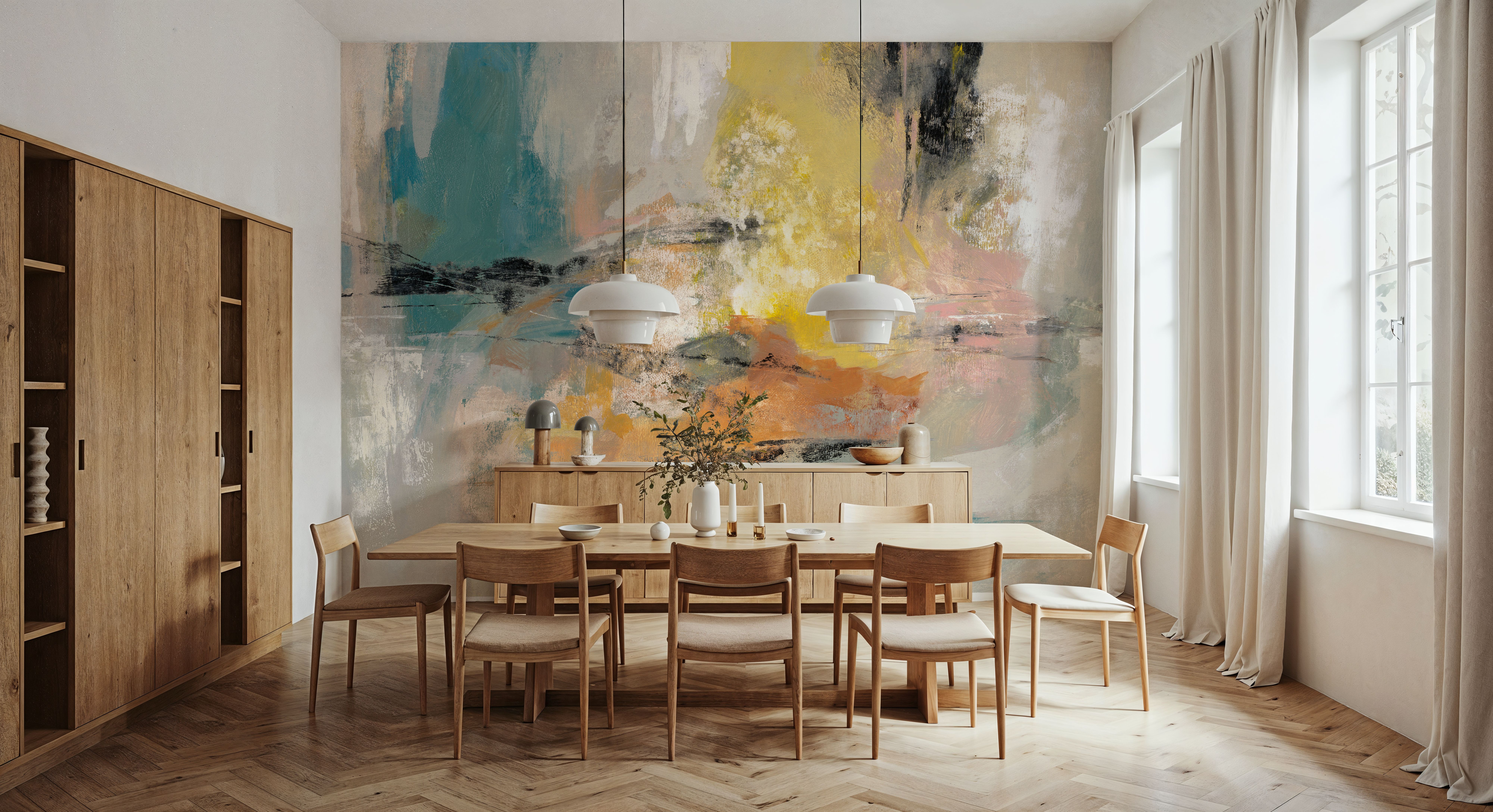 Sea And Land on Canvas