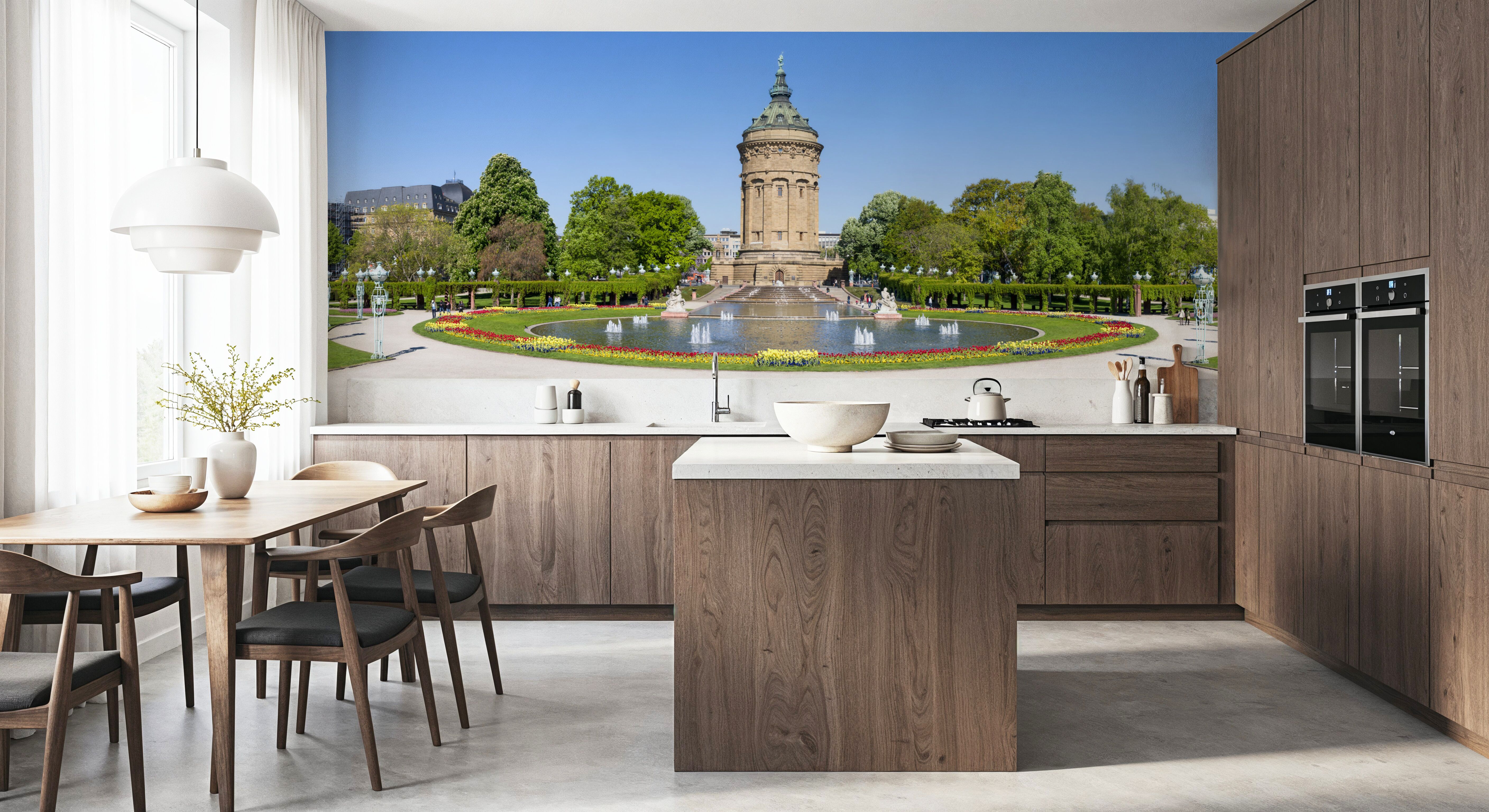 Water Tower Garden, Wallpaper