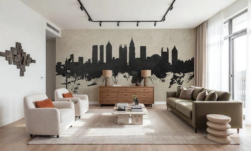 Atlanta Georgia Skyline Concrete