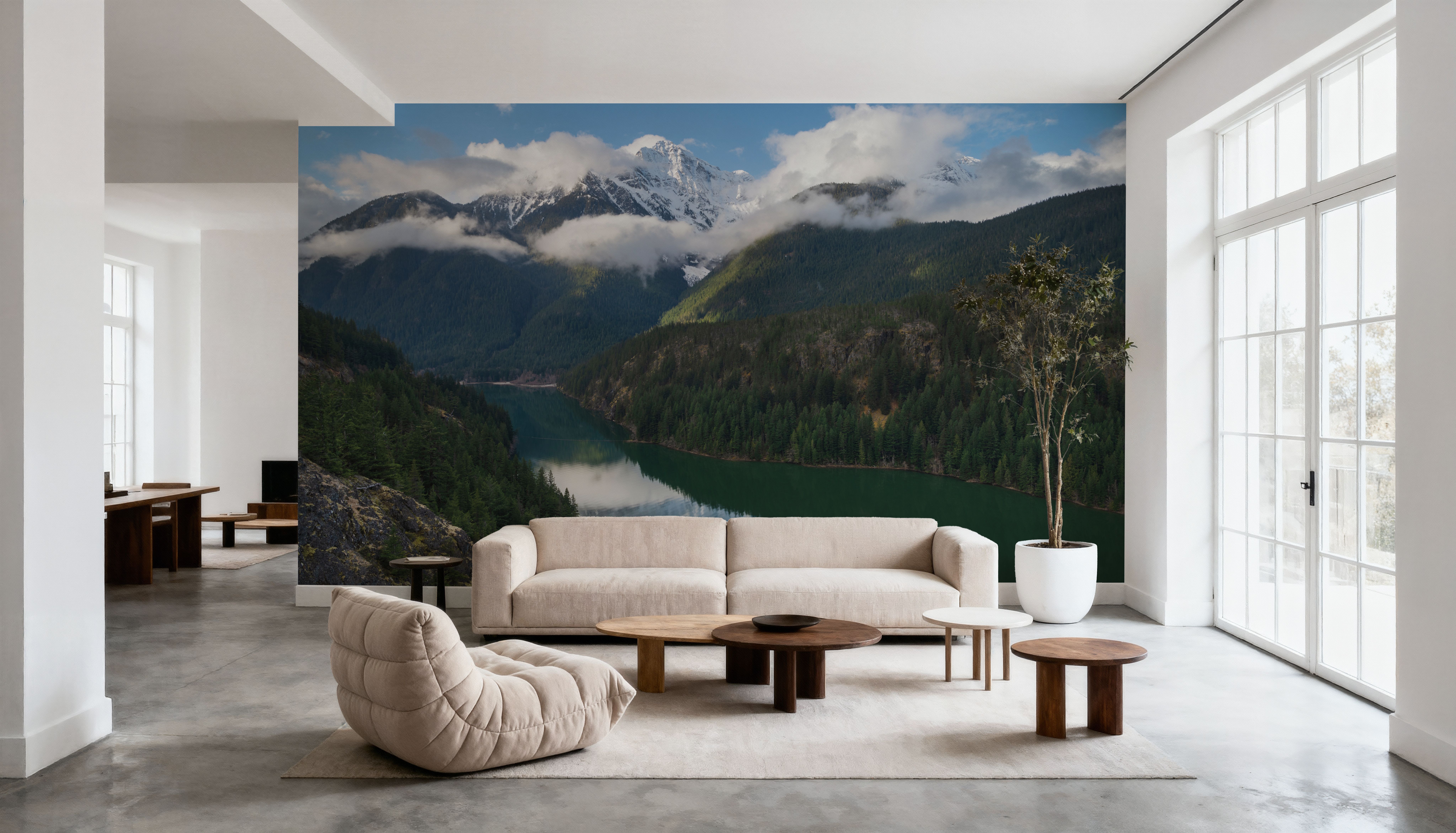 Diablo Lake and Colonial Peak