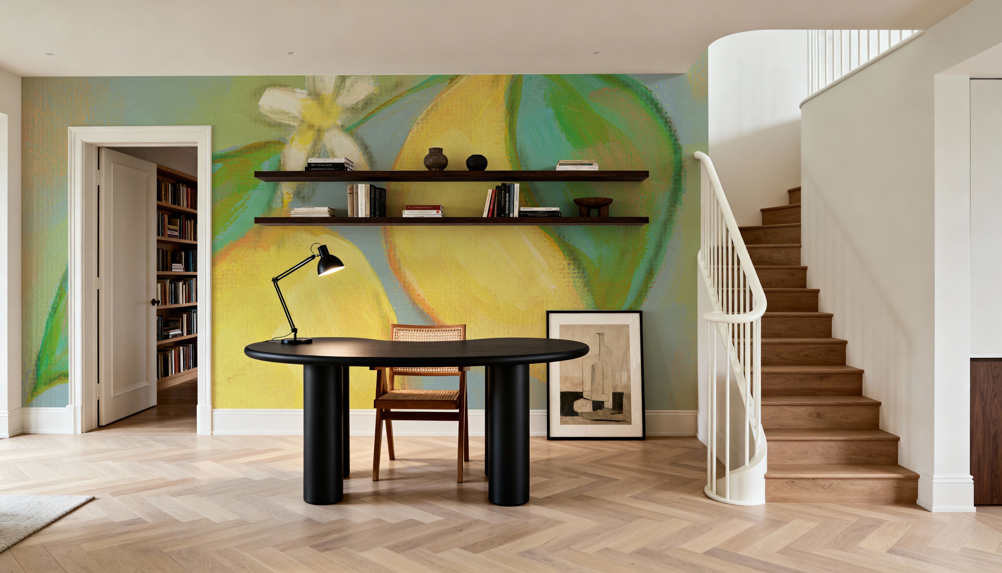 Blue Lemon II, Wallpaper