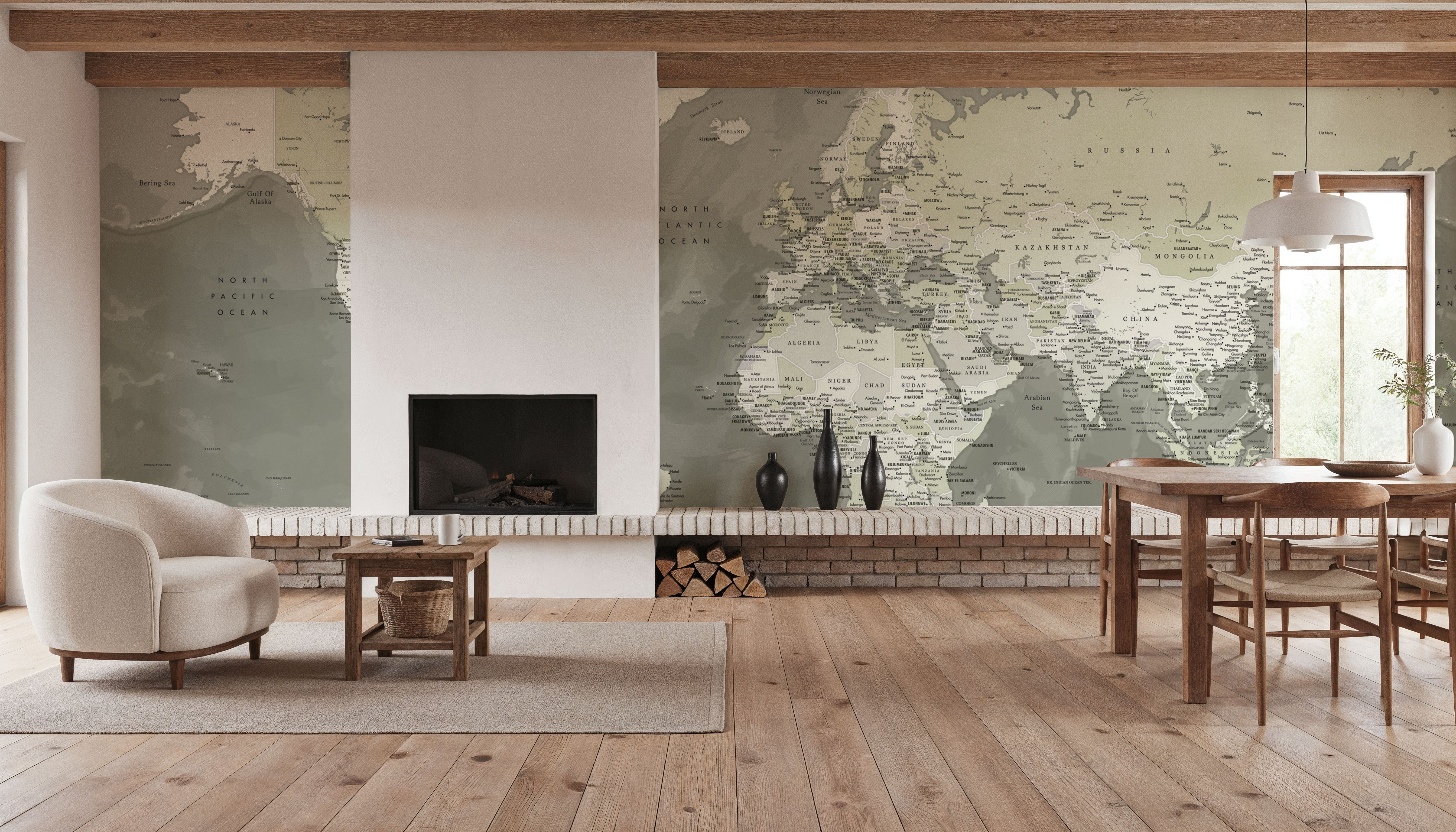 World Map Cities - Faolan
