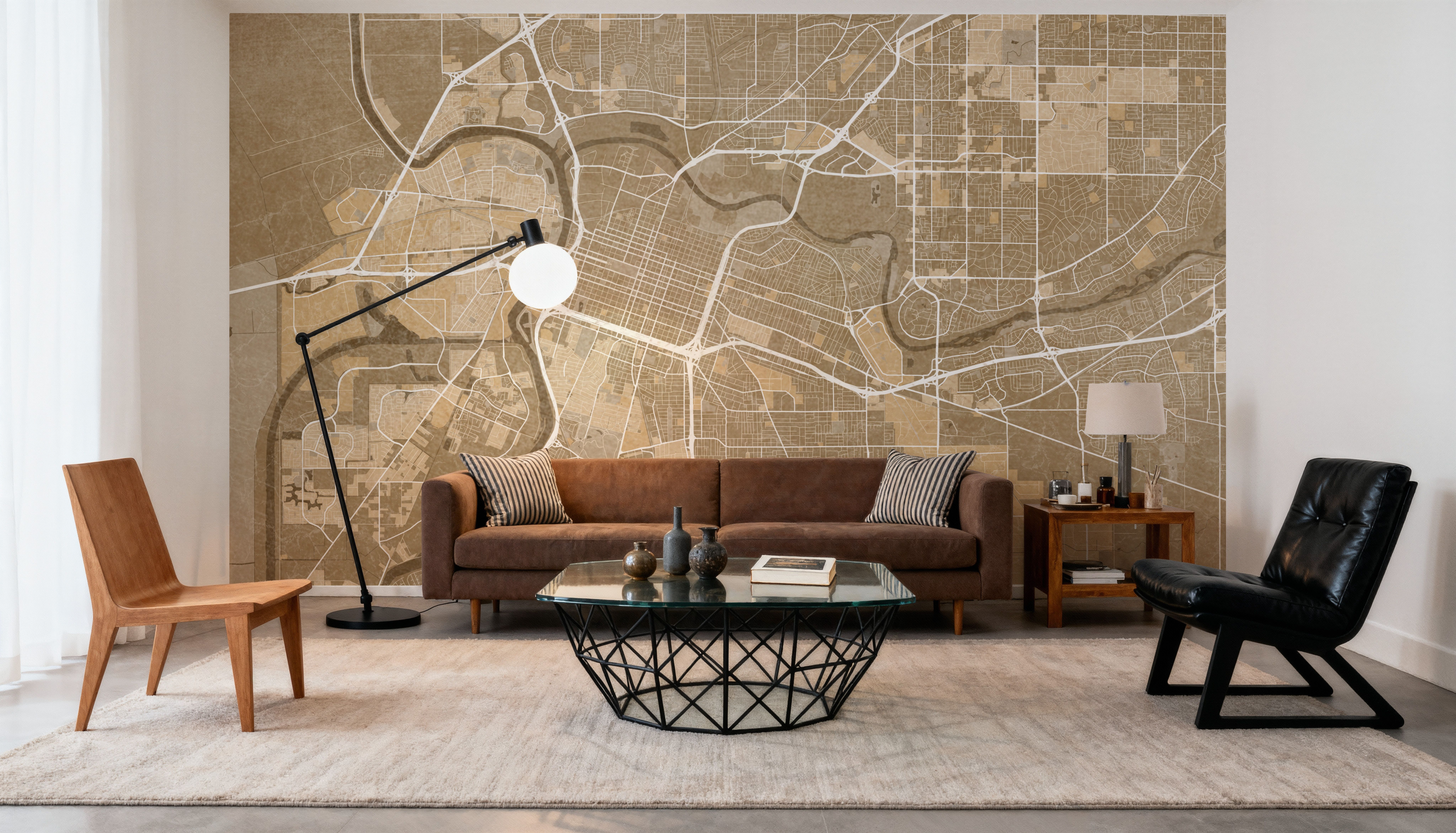 Sacramento Ochre, Wallpaper