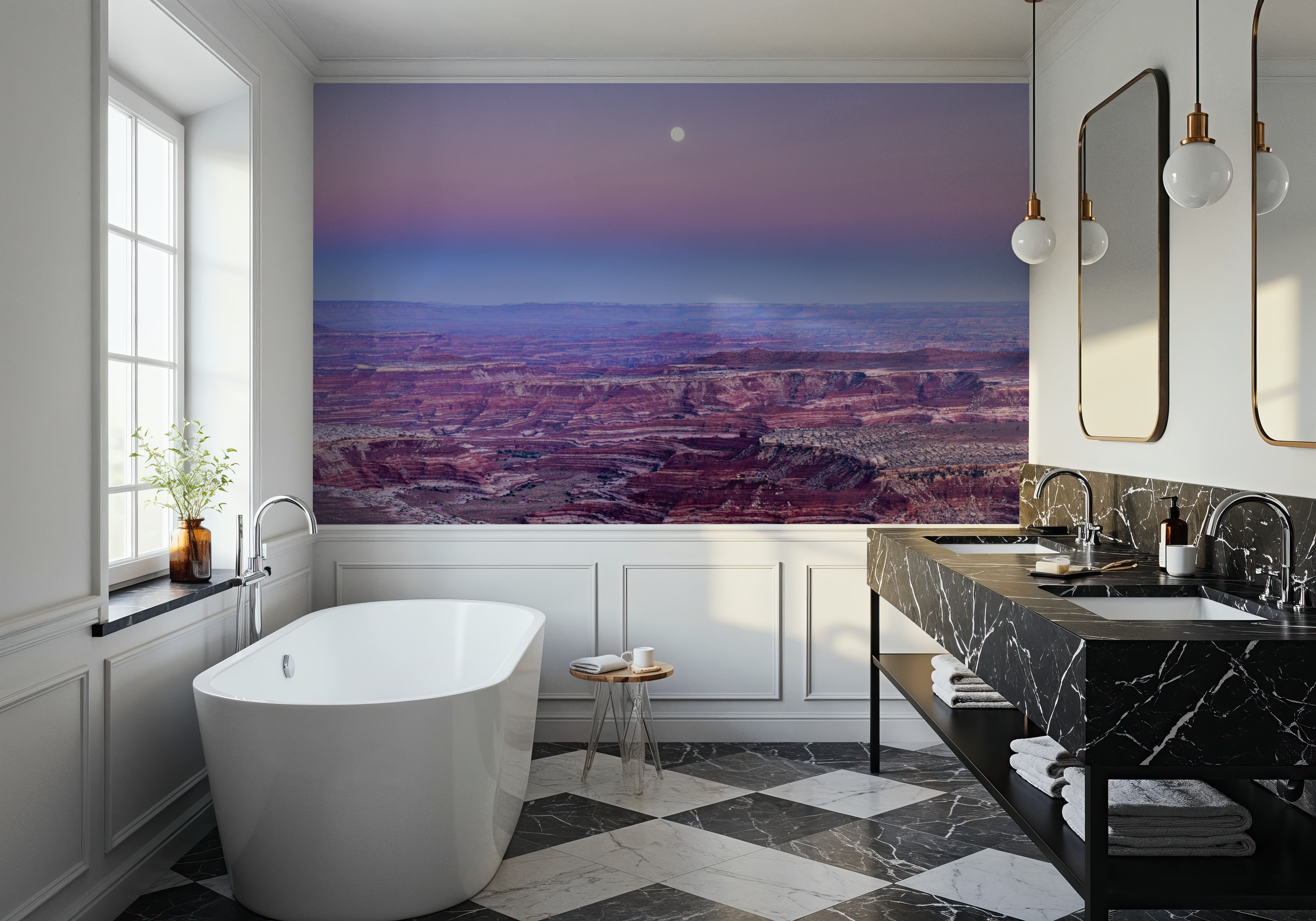 Moonlit Canyon Serenity