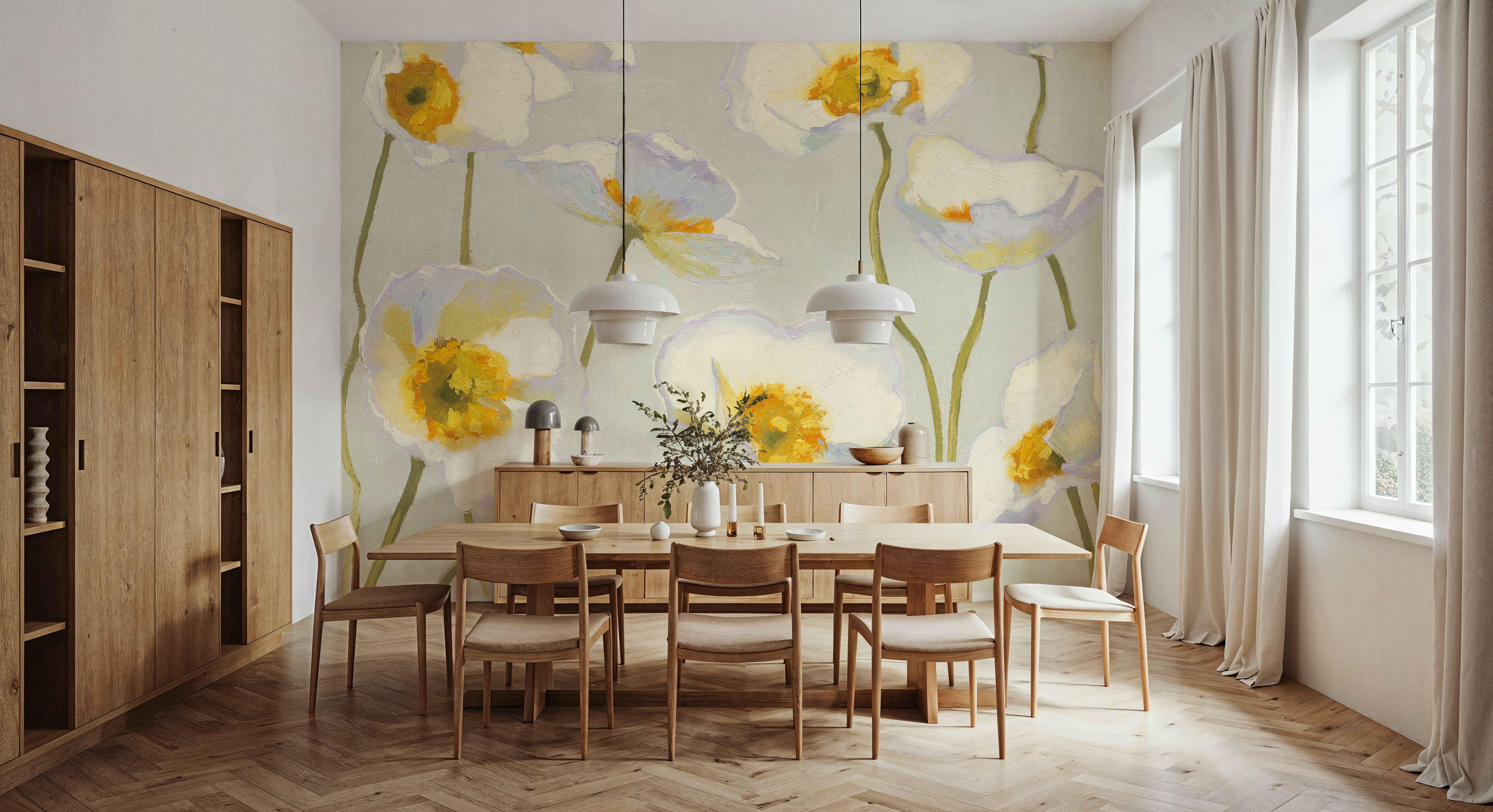 White on White Poppies