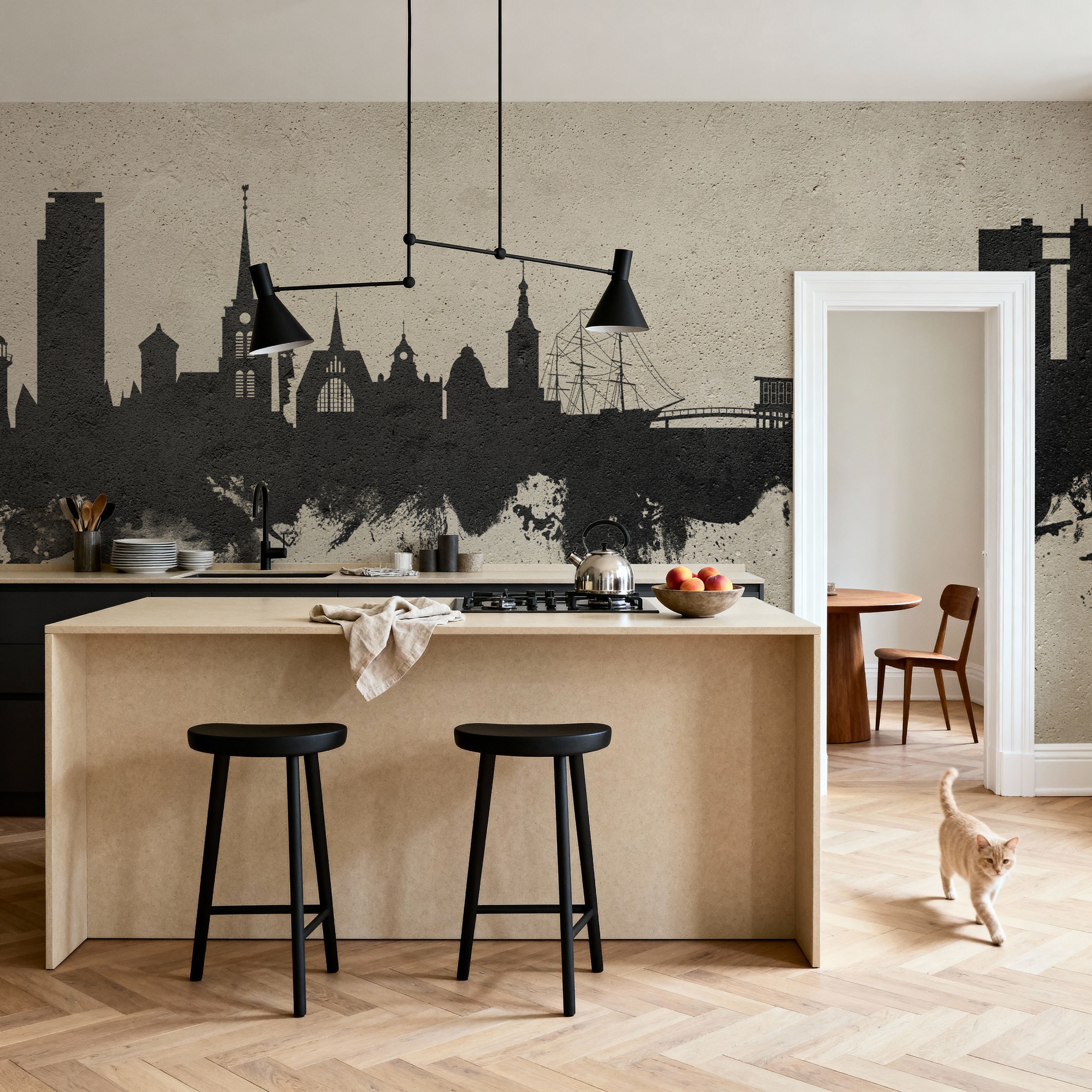 Halmstad Sweden Skyline Concrete