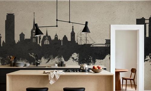 Halmstad Sweden Skyline Concrete