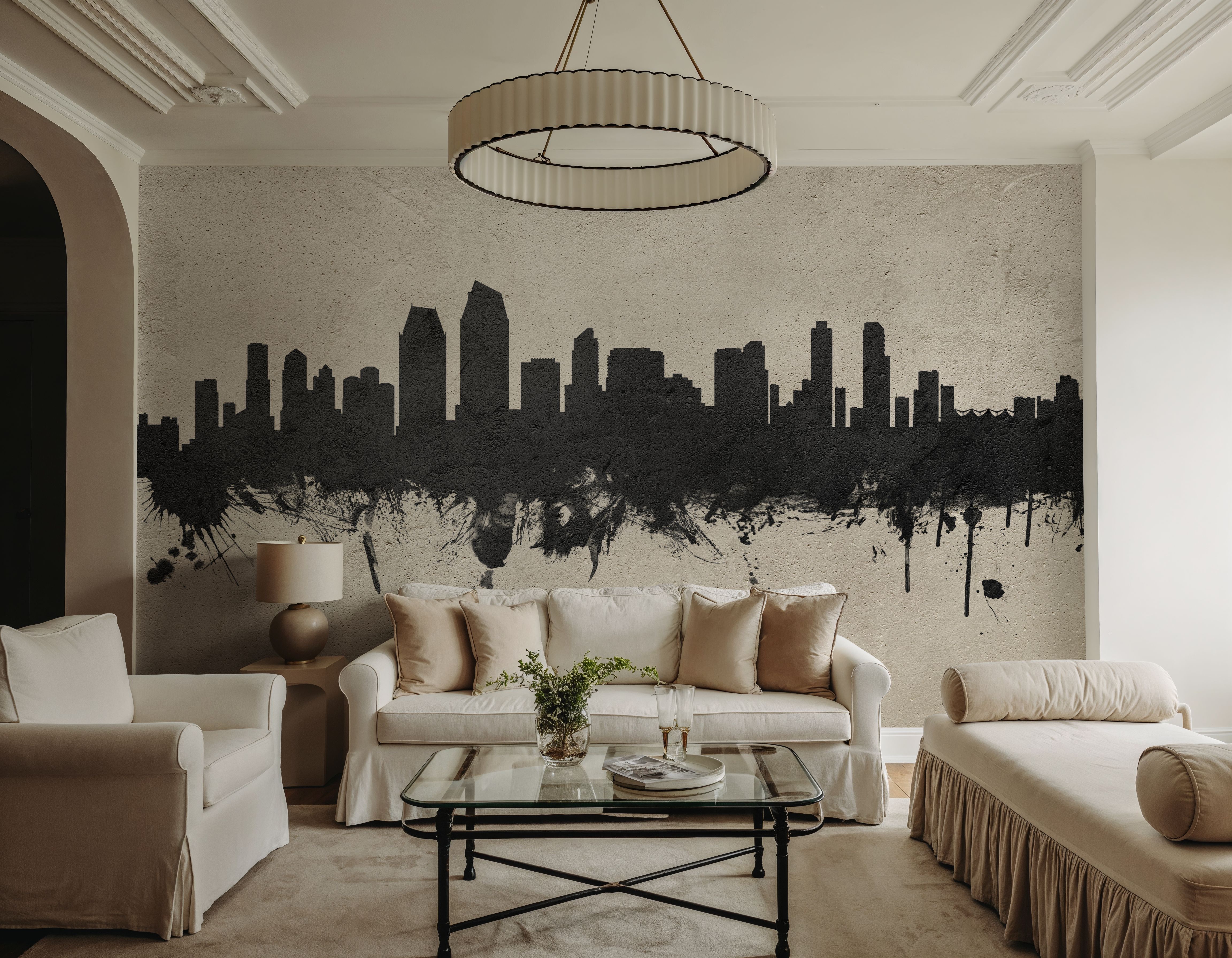 San Diego California Skyline Concrete
