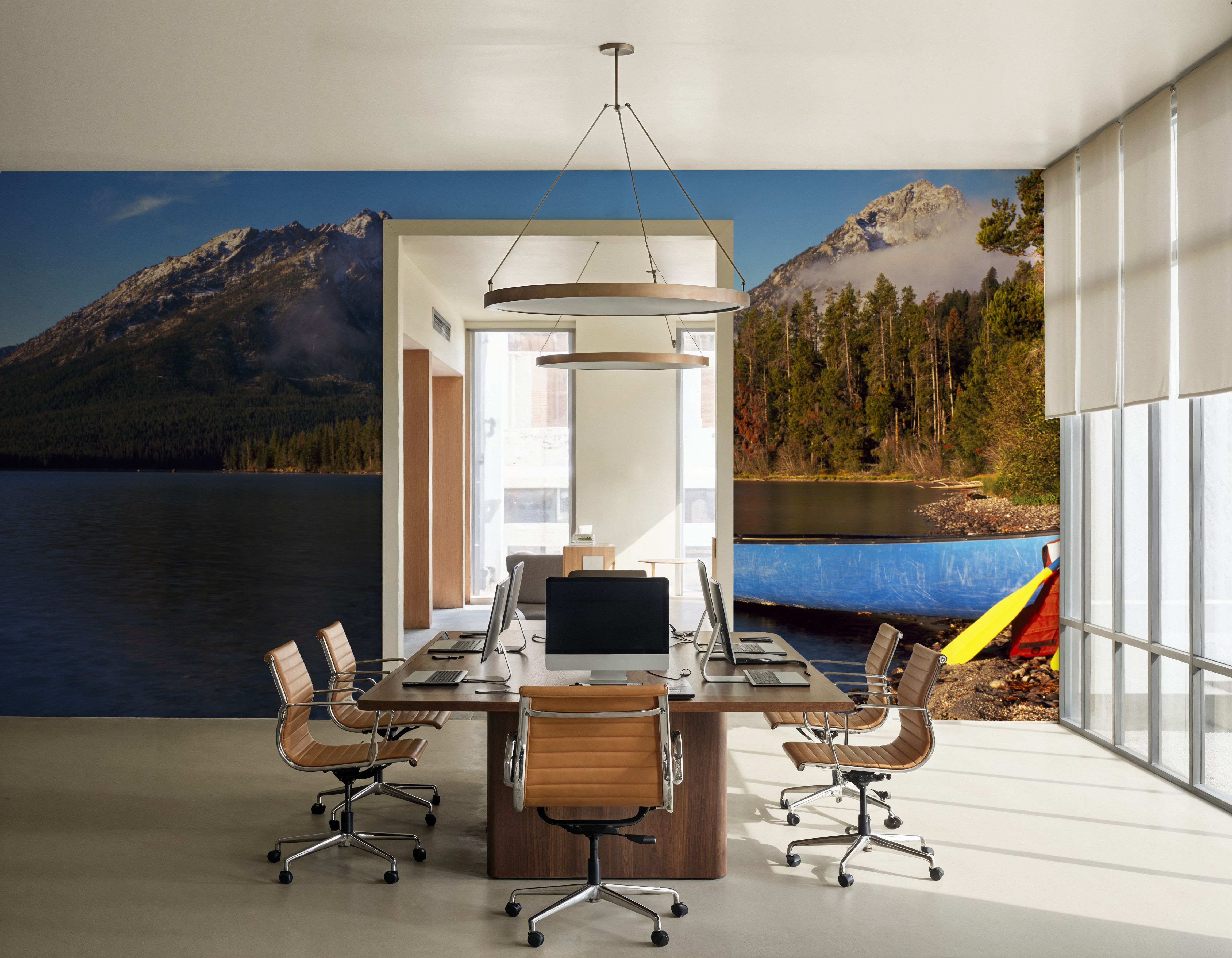 Mountain Lake Canoe