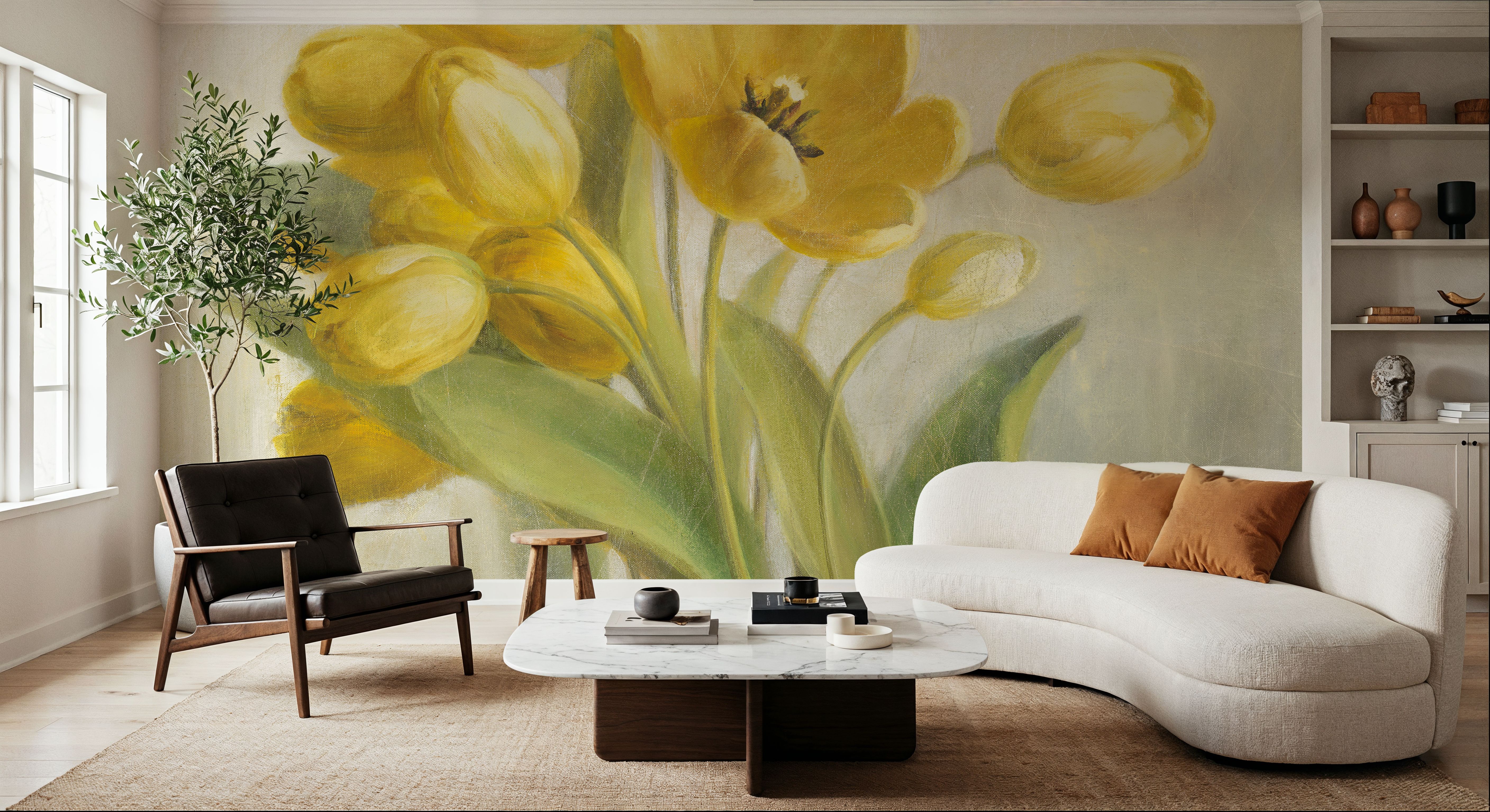 Yellow French Tulips