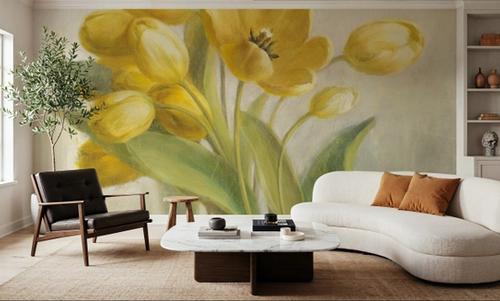 Yellow French Tulips