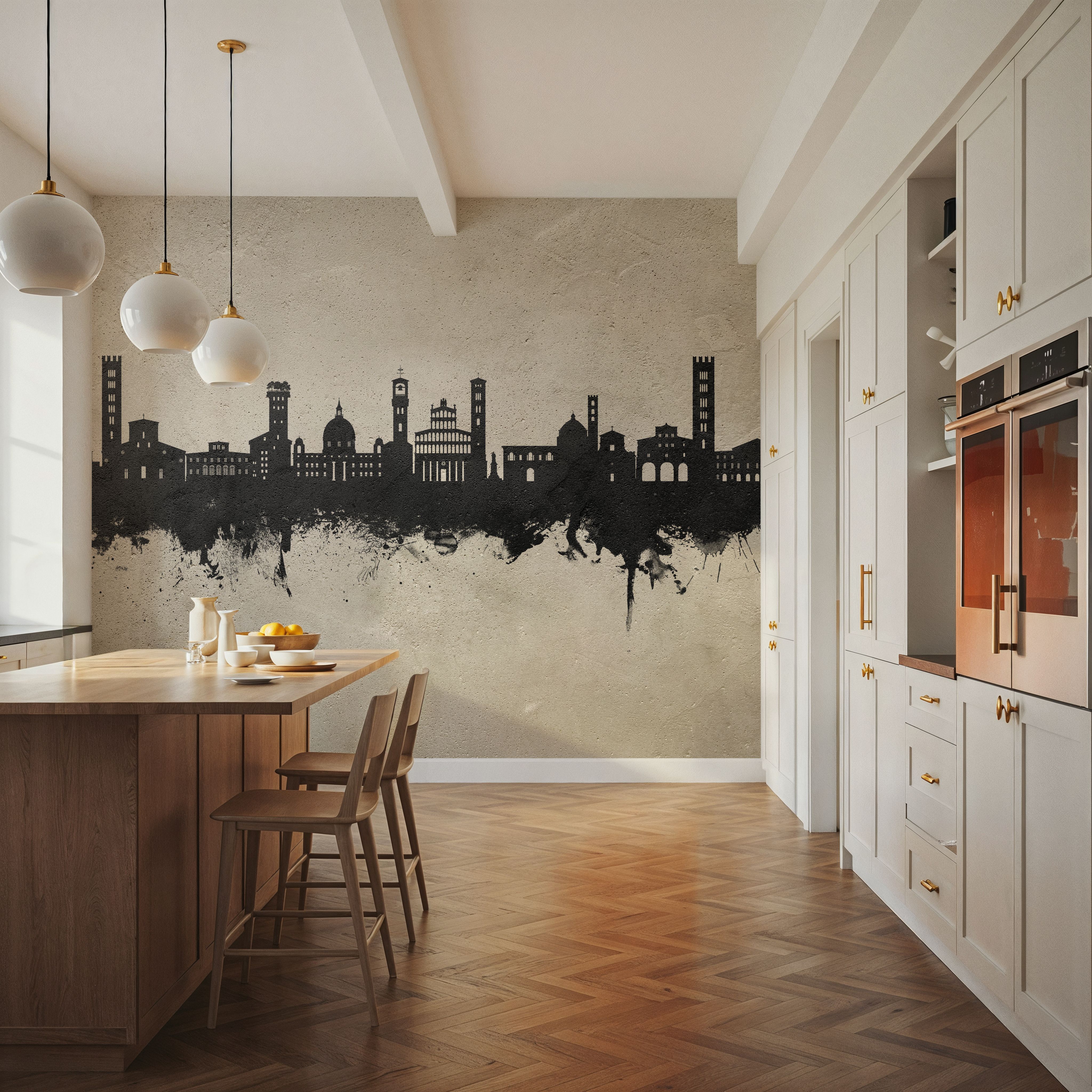 Lucca Italy Skyline Concrete