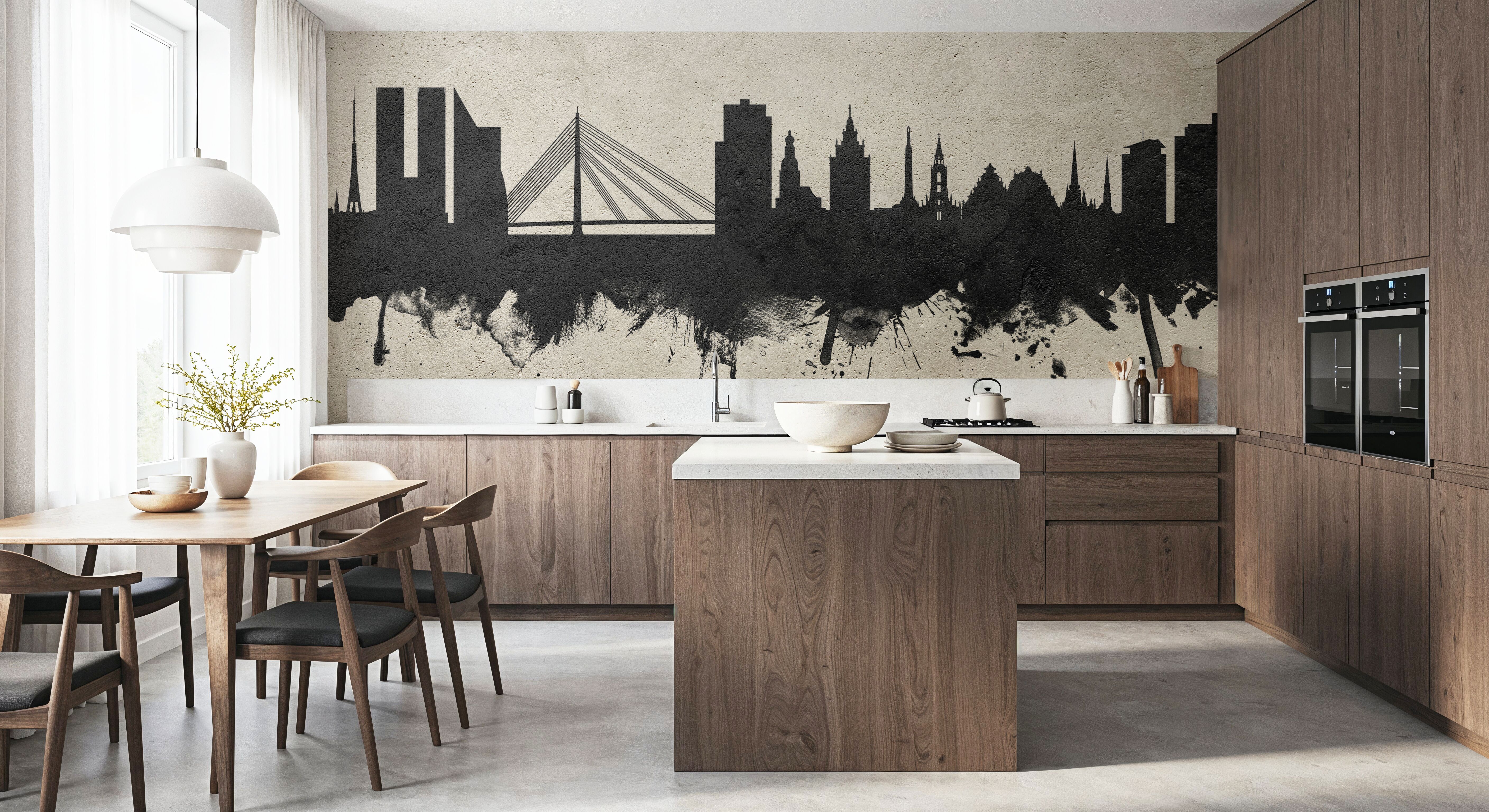 Riga Latvia Skyline Concrete