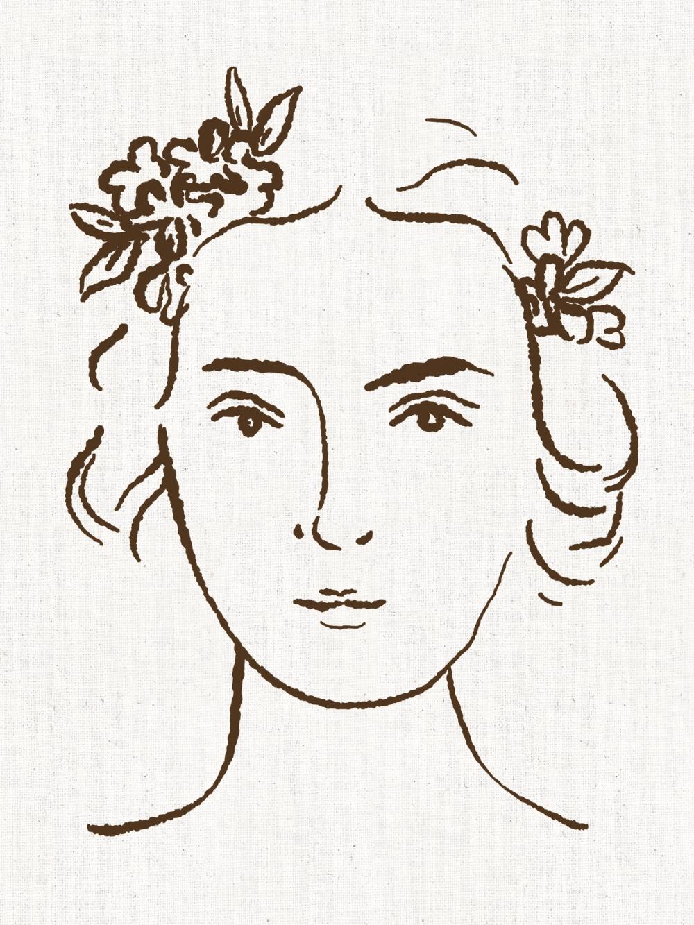 French Garden Portrait