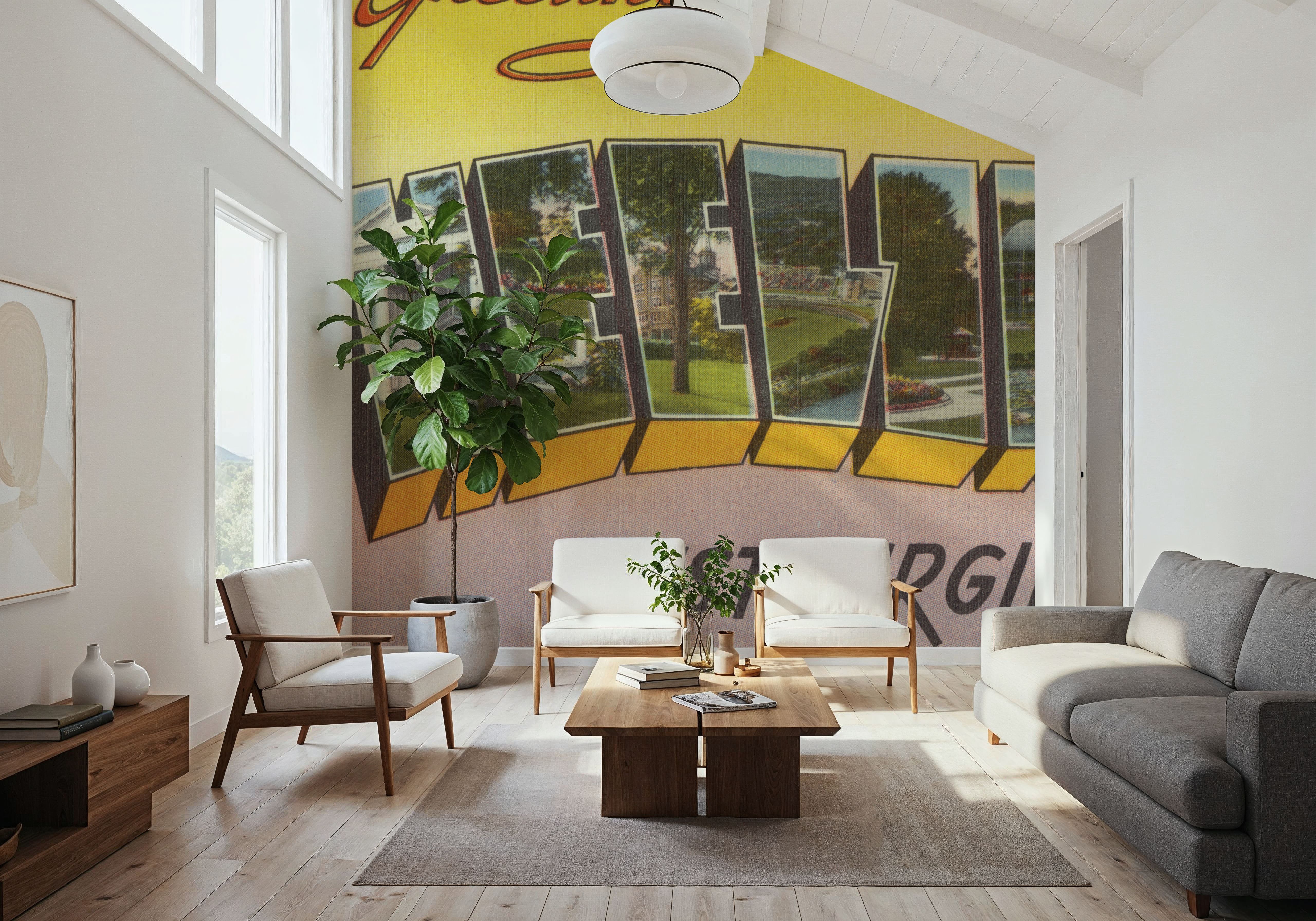 Greetings from Wheeling - Screenprint Postcard